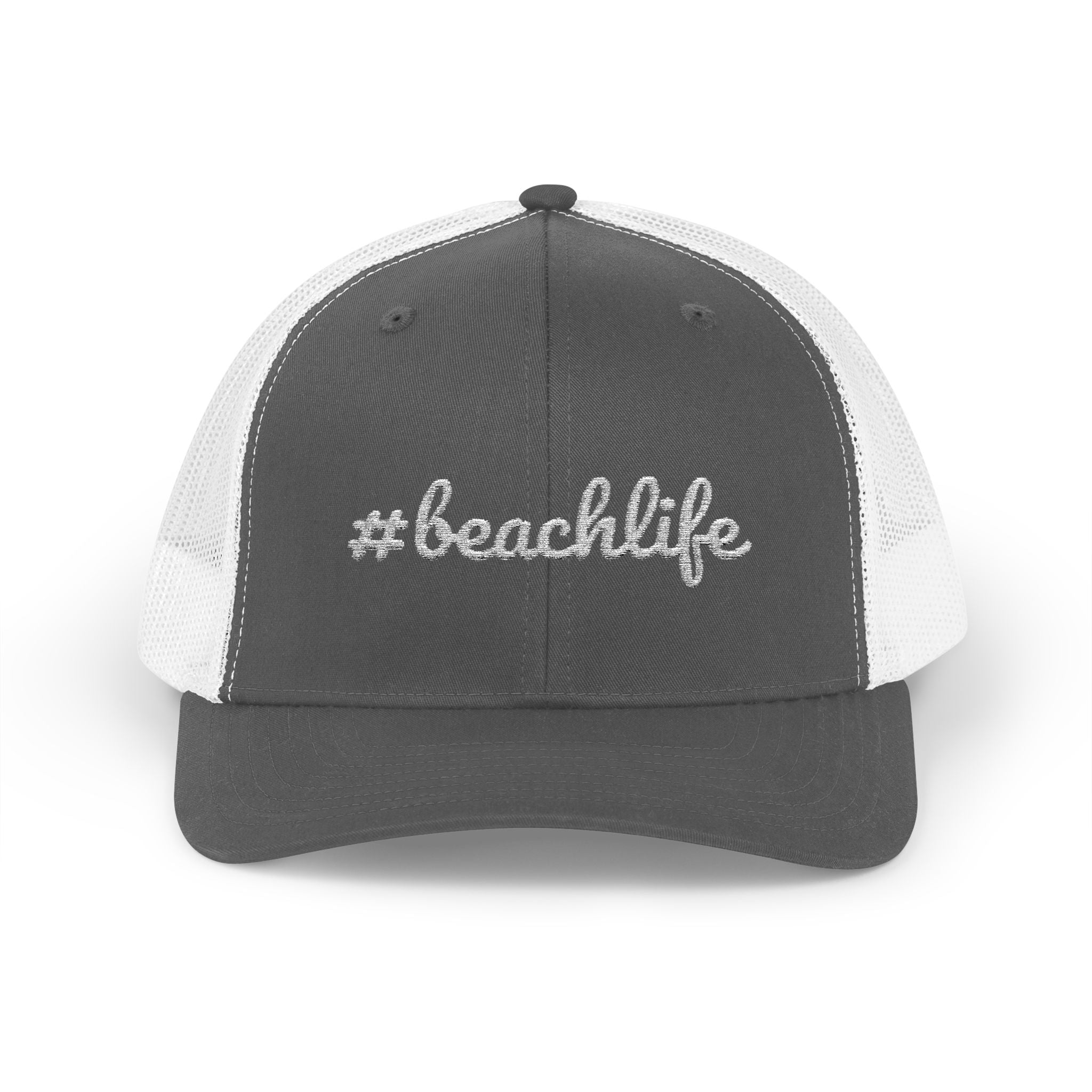 Embroidered Beach Life Snapback Hat
