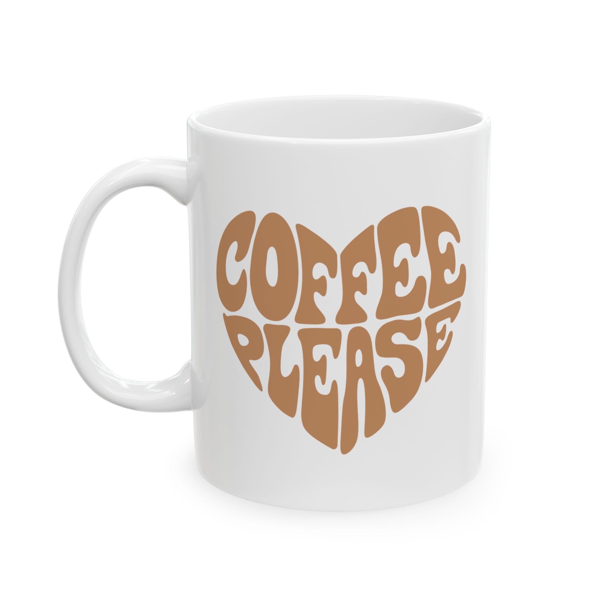 Coffee Please Ceramic Mug – 11oz & 15oz Coffee Lover Gift