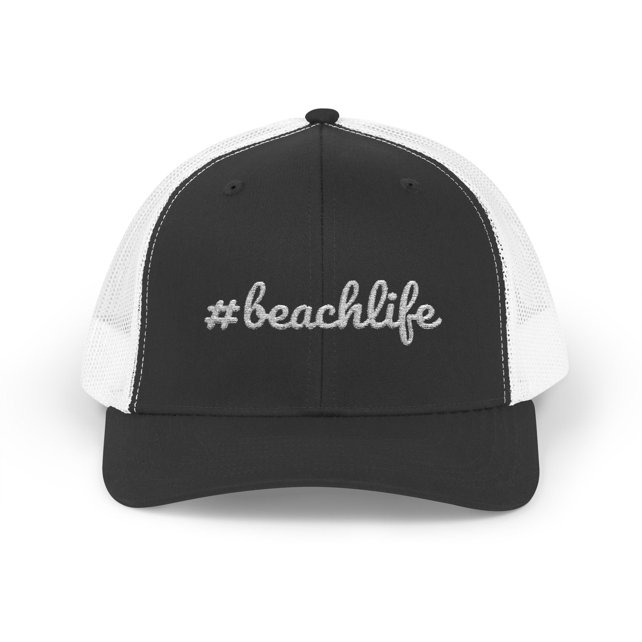 Embroidered Beach Life Snapback Hat