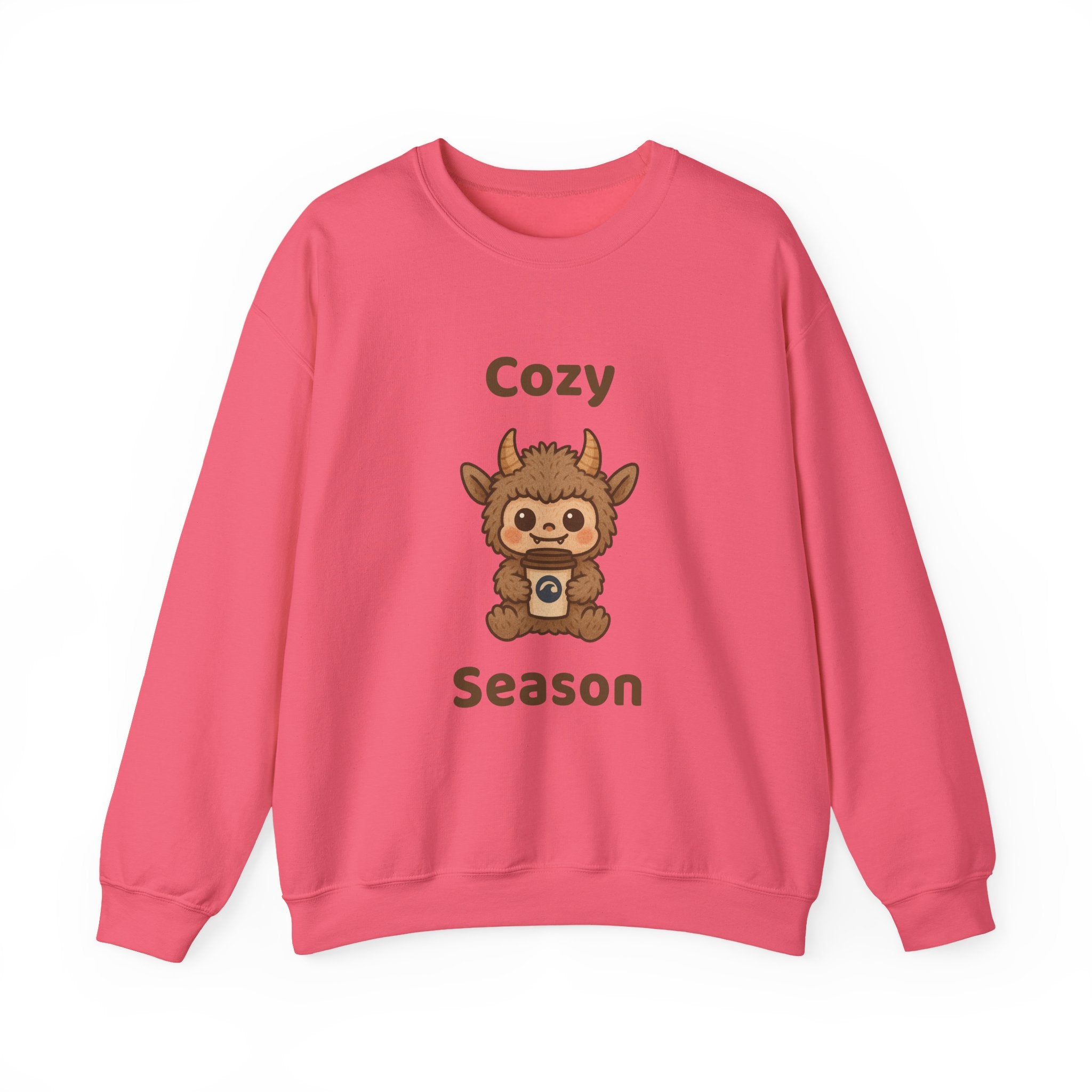 Cozy Season Furry Monster Youth Crewneck Sweatshirt