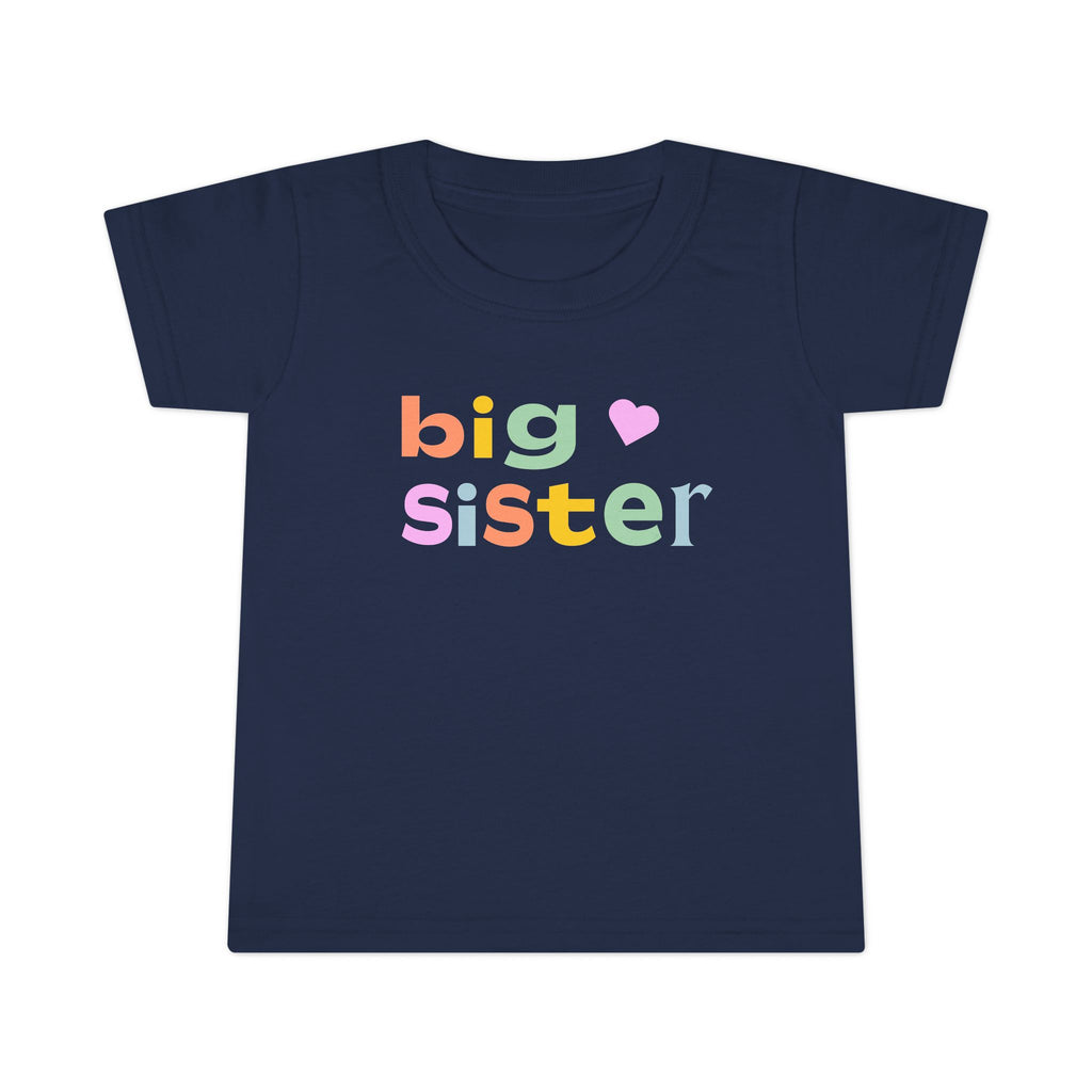 Big Sister Pastel Toddler T-Shirt