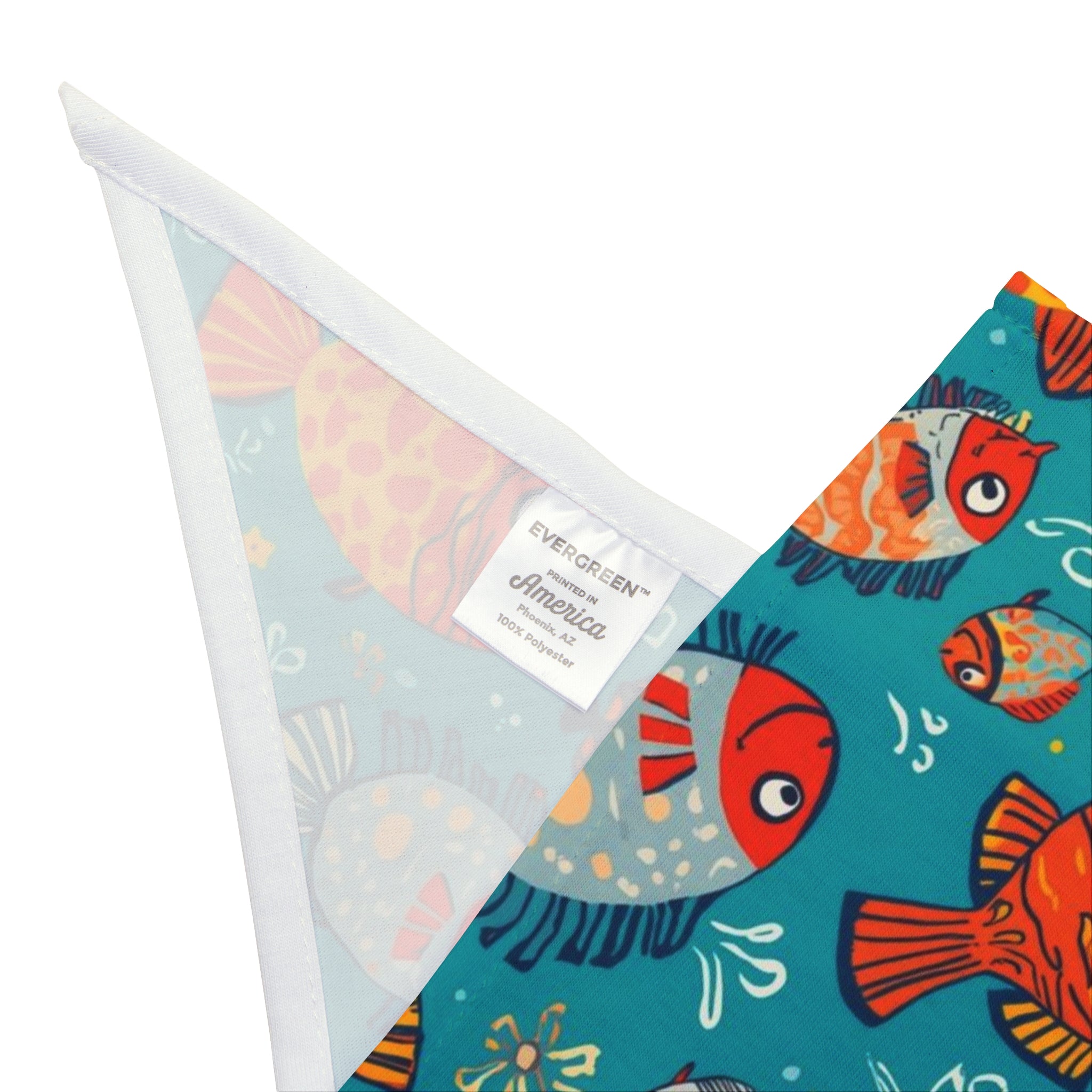 Fish Pattern Pet Bandana