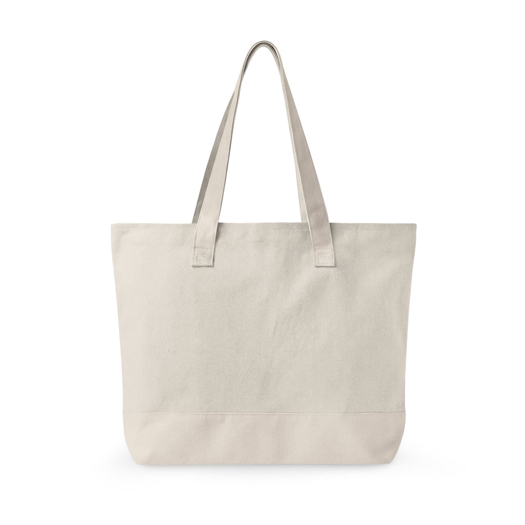 Coastal Cowgirl Zippered Canvas Tote