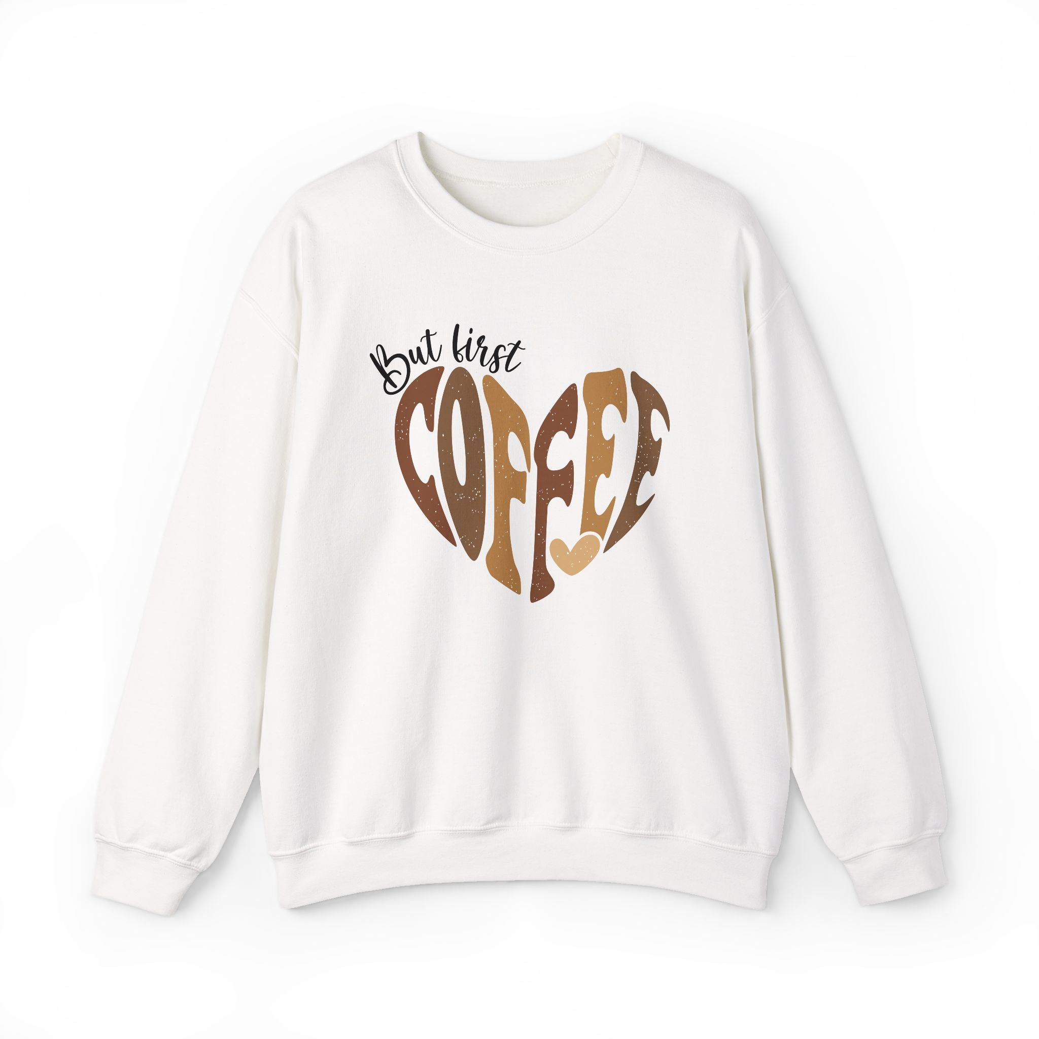 Coffee Lover Crewneck Sweatshirt — Start Your Day With Coffee