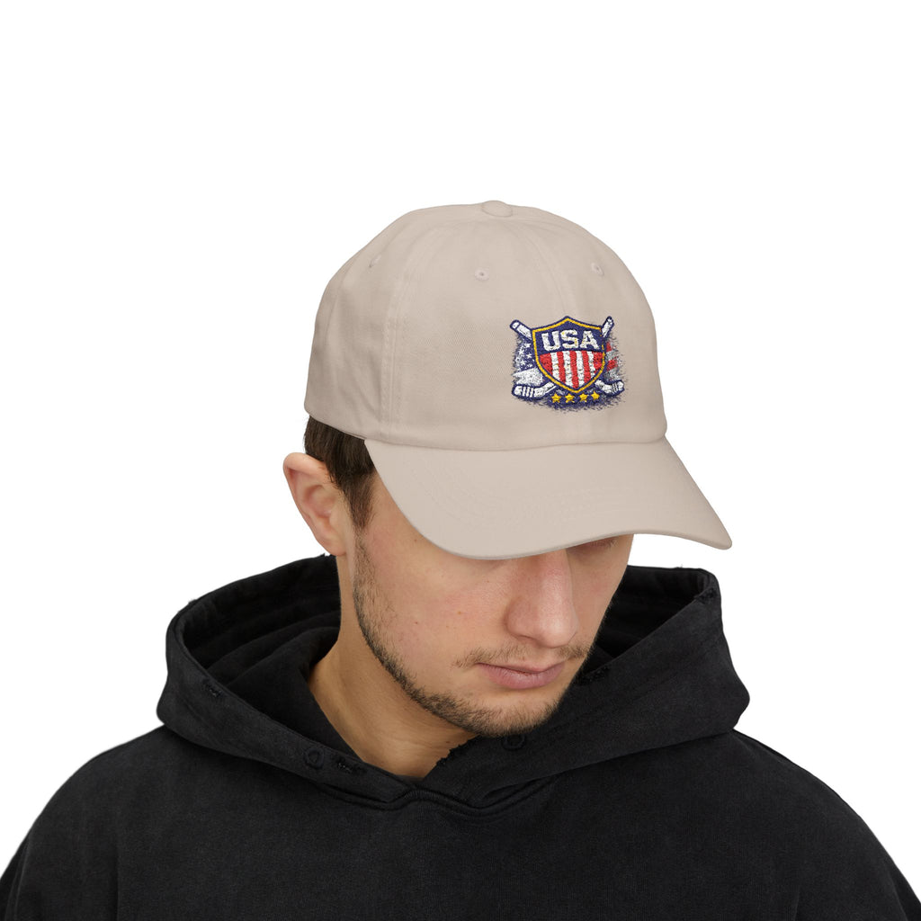 USA Hockey — Embroidered Patriotic Hockey Hat