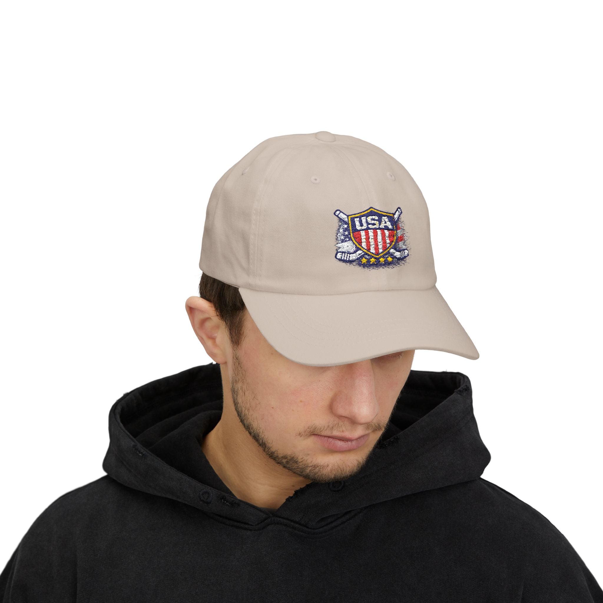 USA Hockey — Embroidered Patriotic Hockey Hat