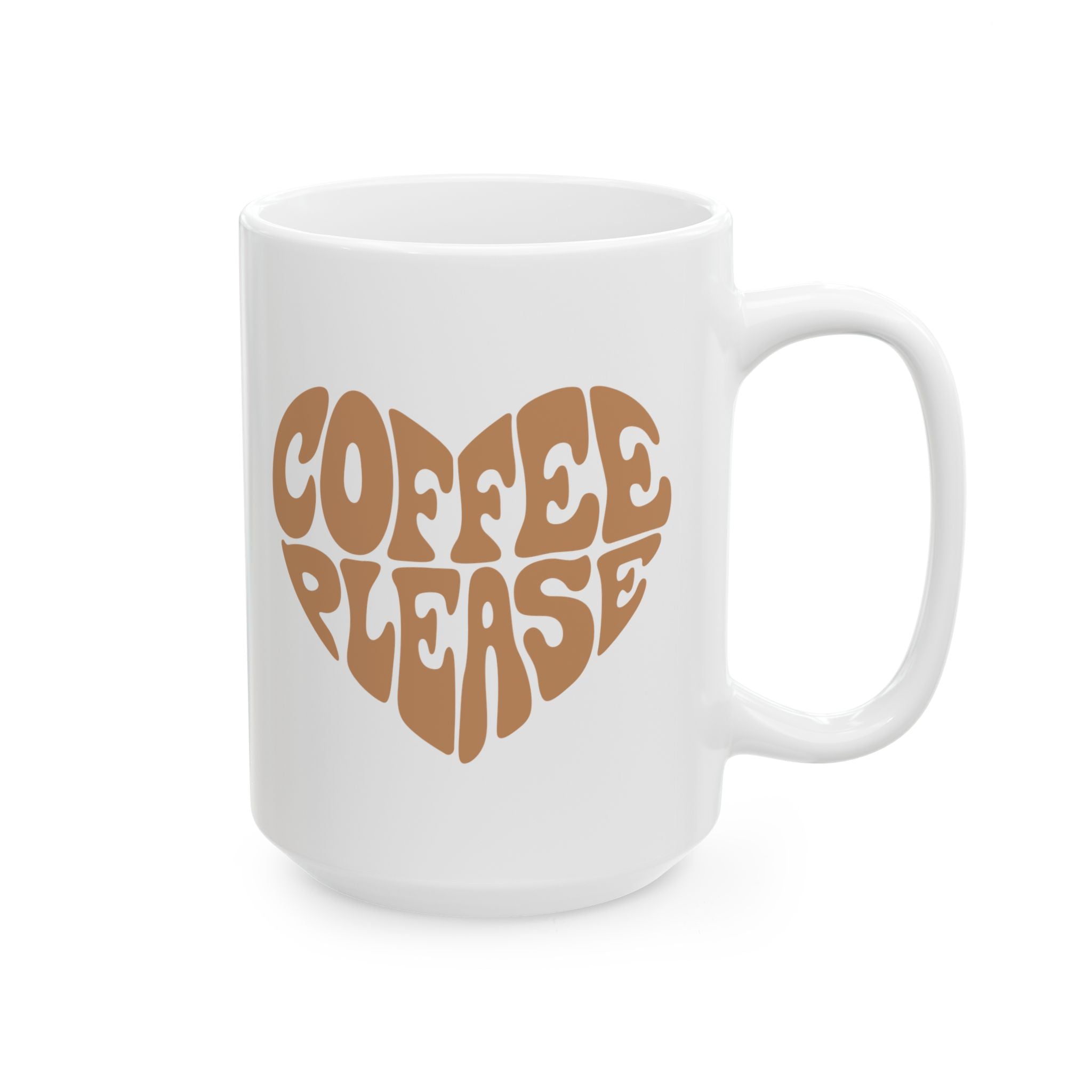 Coffee Please Ceramic Mug – 11oz & 15oz Coffee Lover Gift