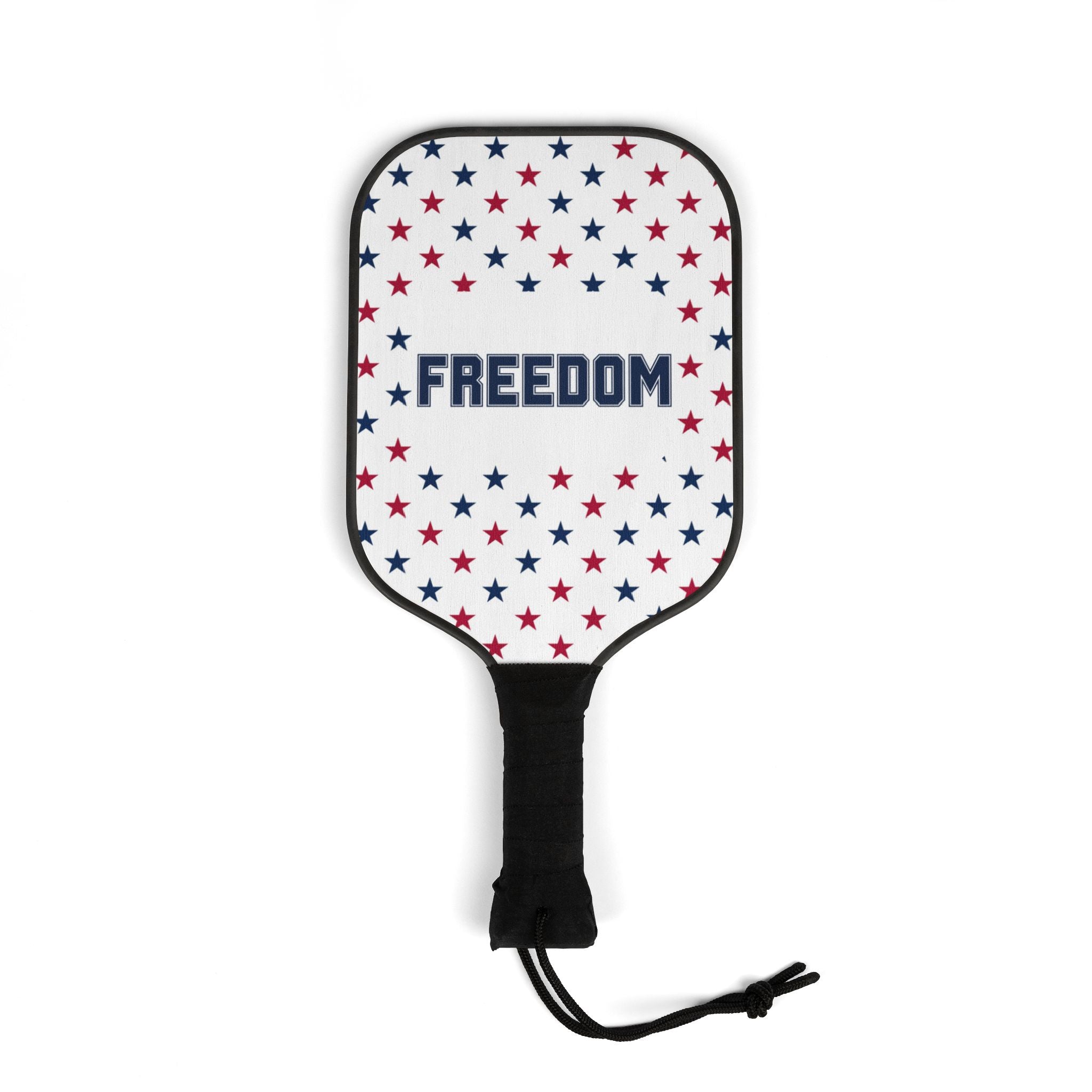 Patriotic Freedom Stars Pickleball Paddle Kit with Case and Balls