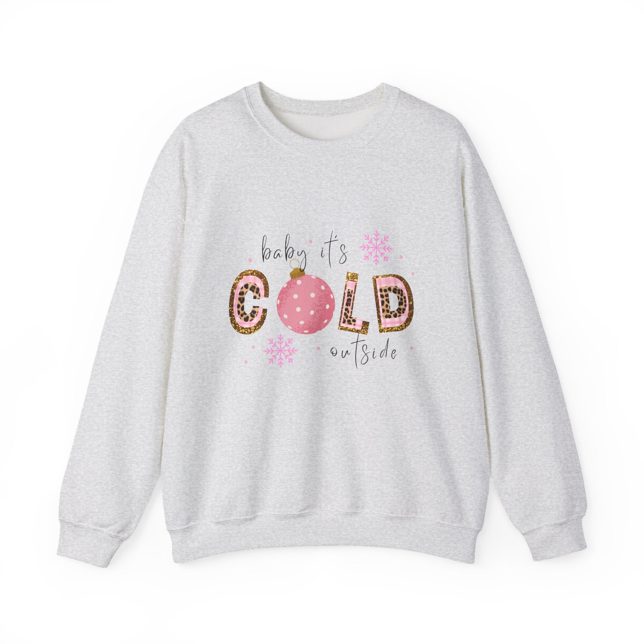 Cute Holiday Baby It's Cold Outside Crewneck Sweatshirt