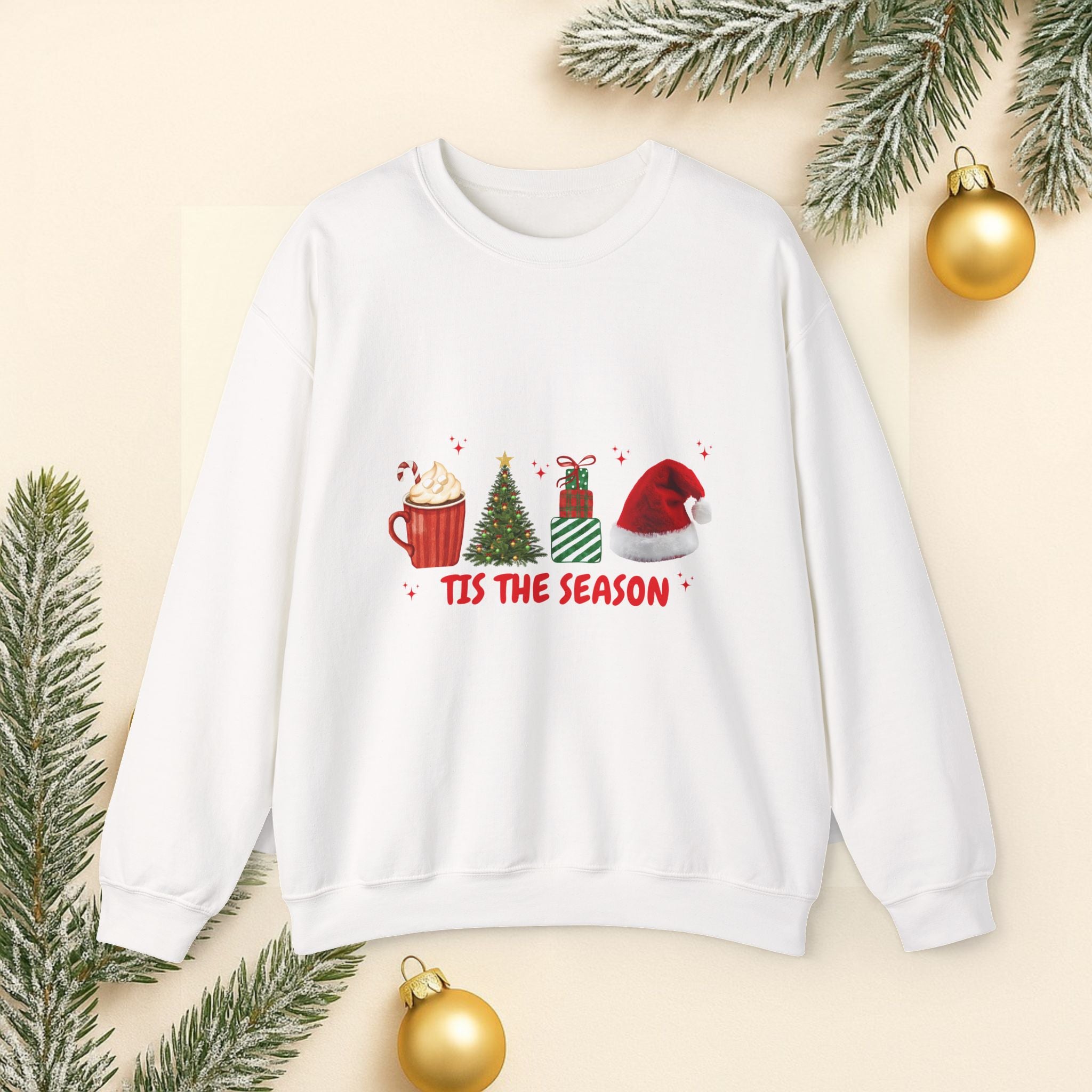 Holiday Cheer Crewneck Sweatshirt - 'Tis the Season