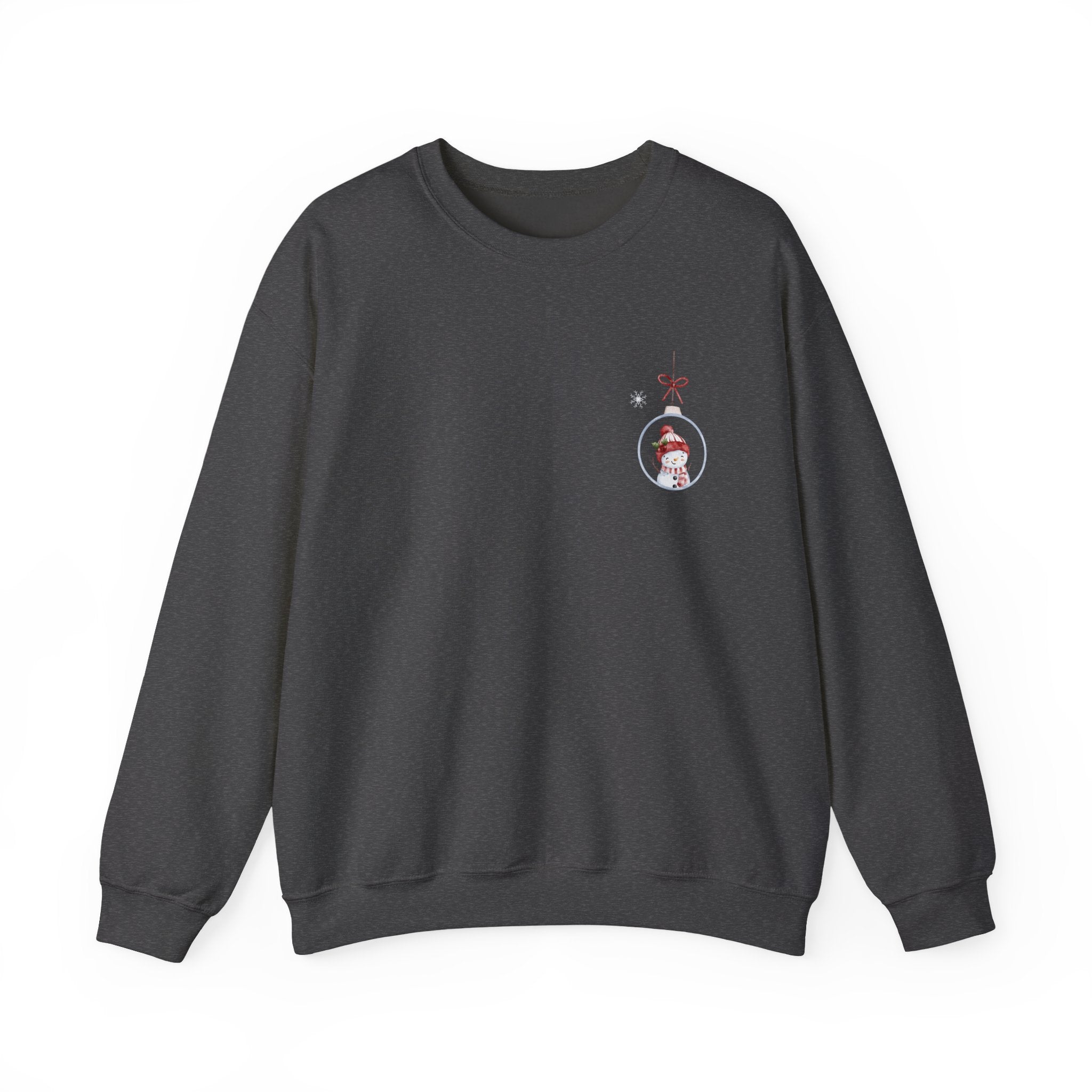 Festive Snowman Ornament Crewneck Sweatshirt