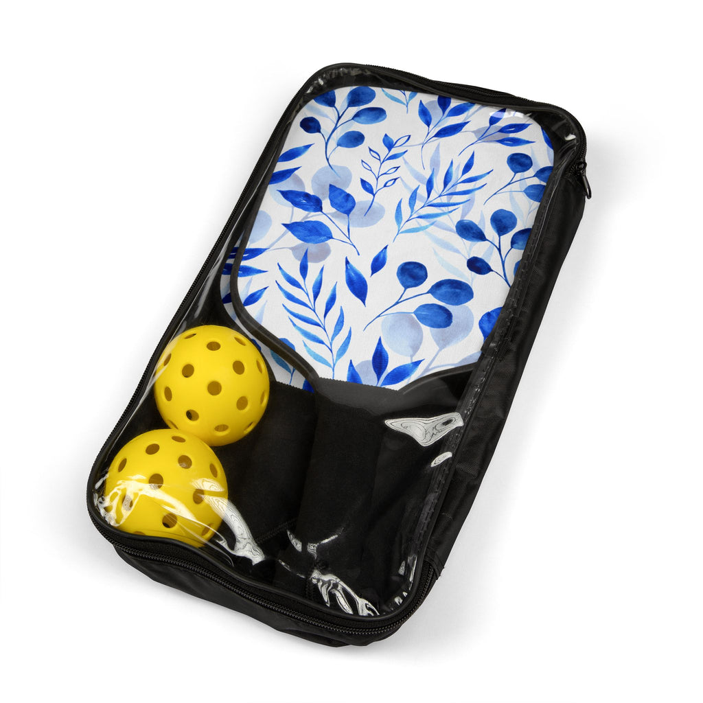Floral Pickleball Paddle Kit with Case and Balls