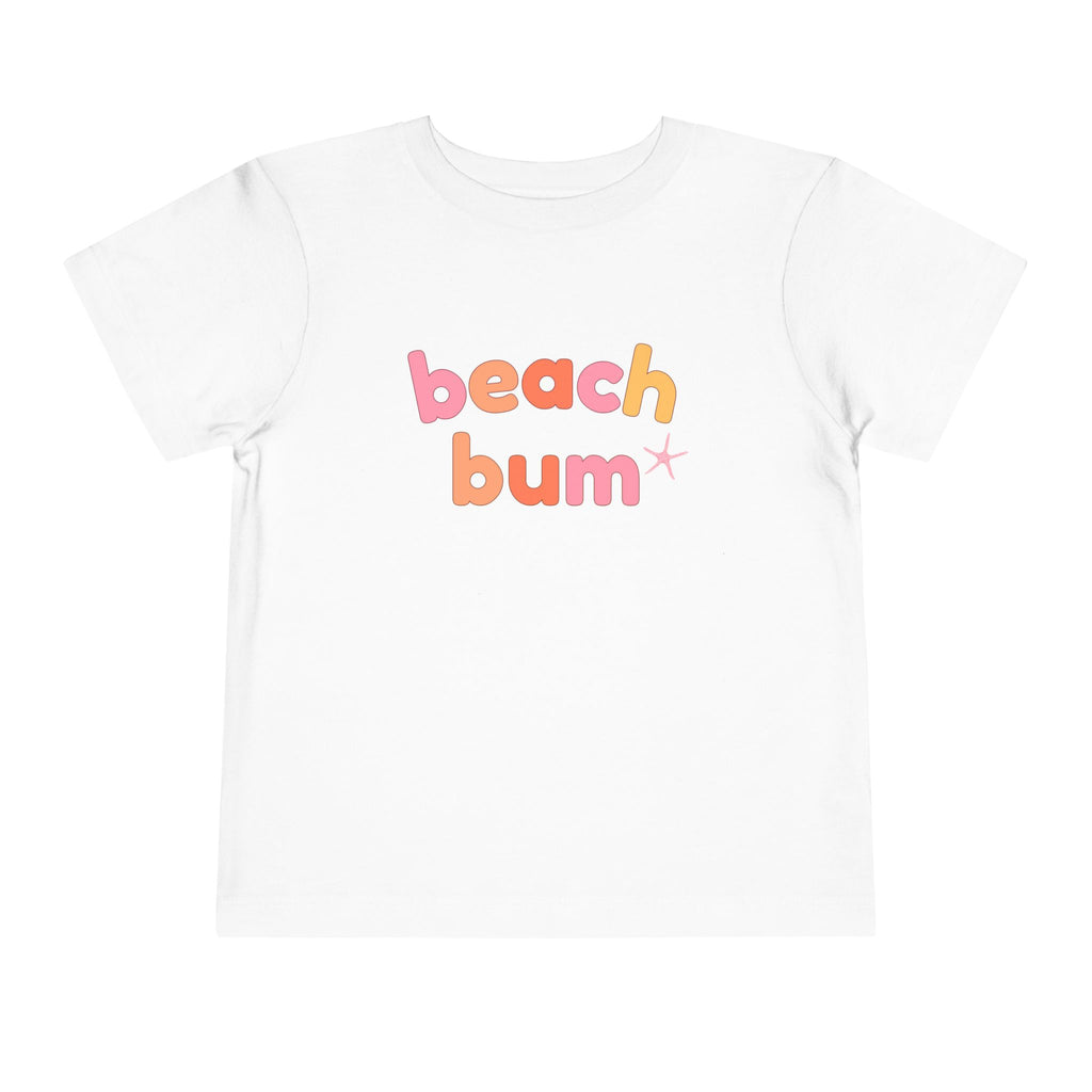 Beach Bum Toddler T-Shirt | Pink Star Fish