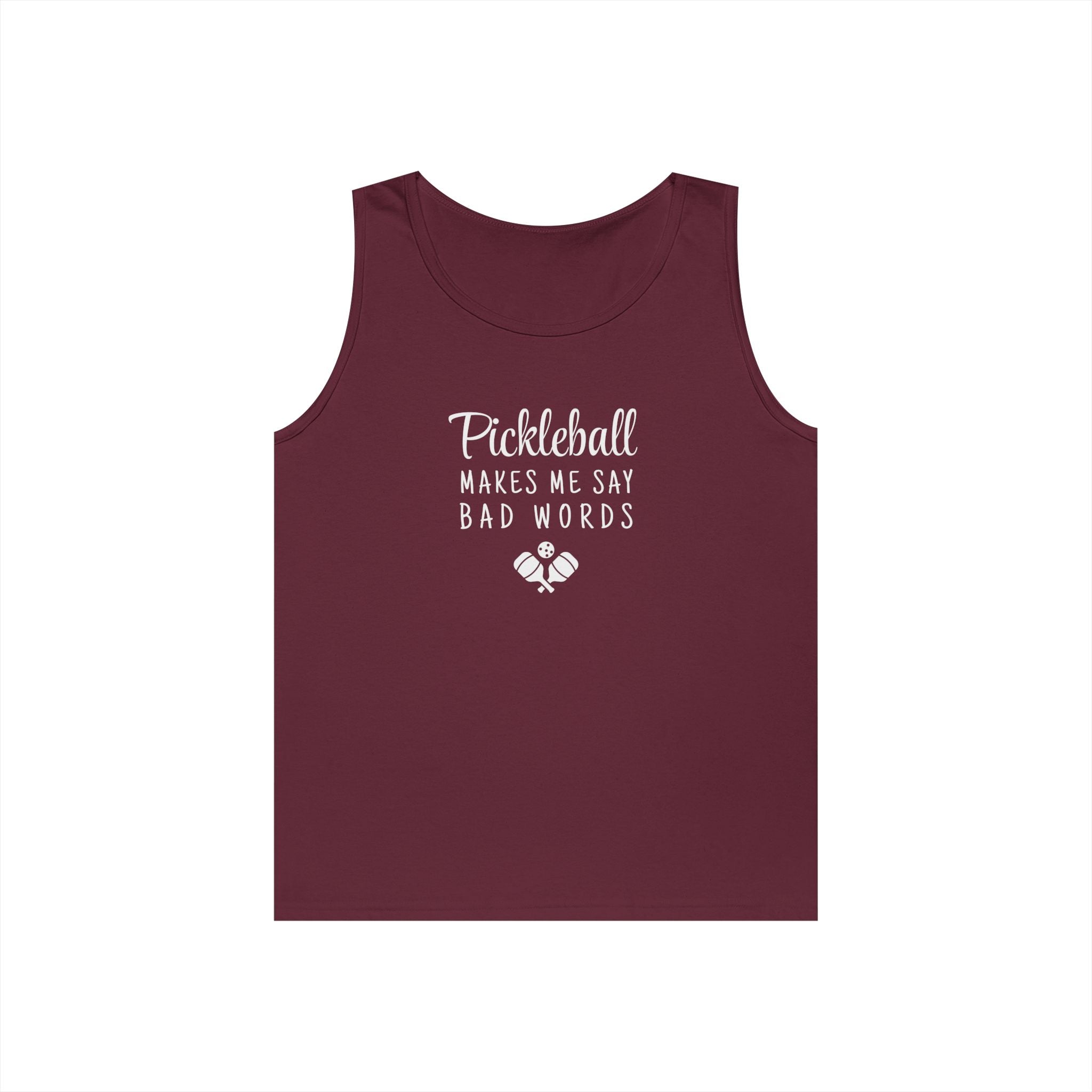 Pickleball Makes Me Say Bad Words Tank Top