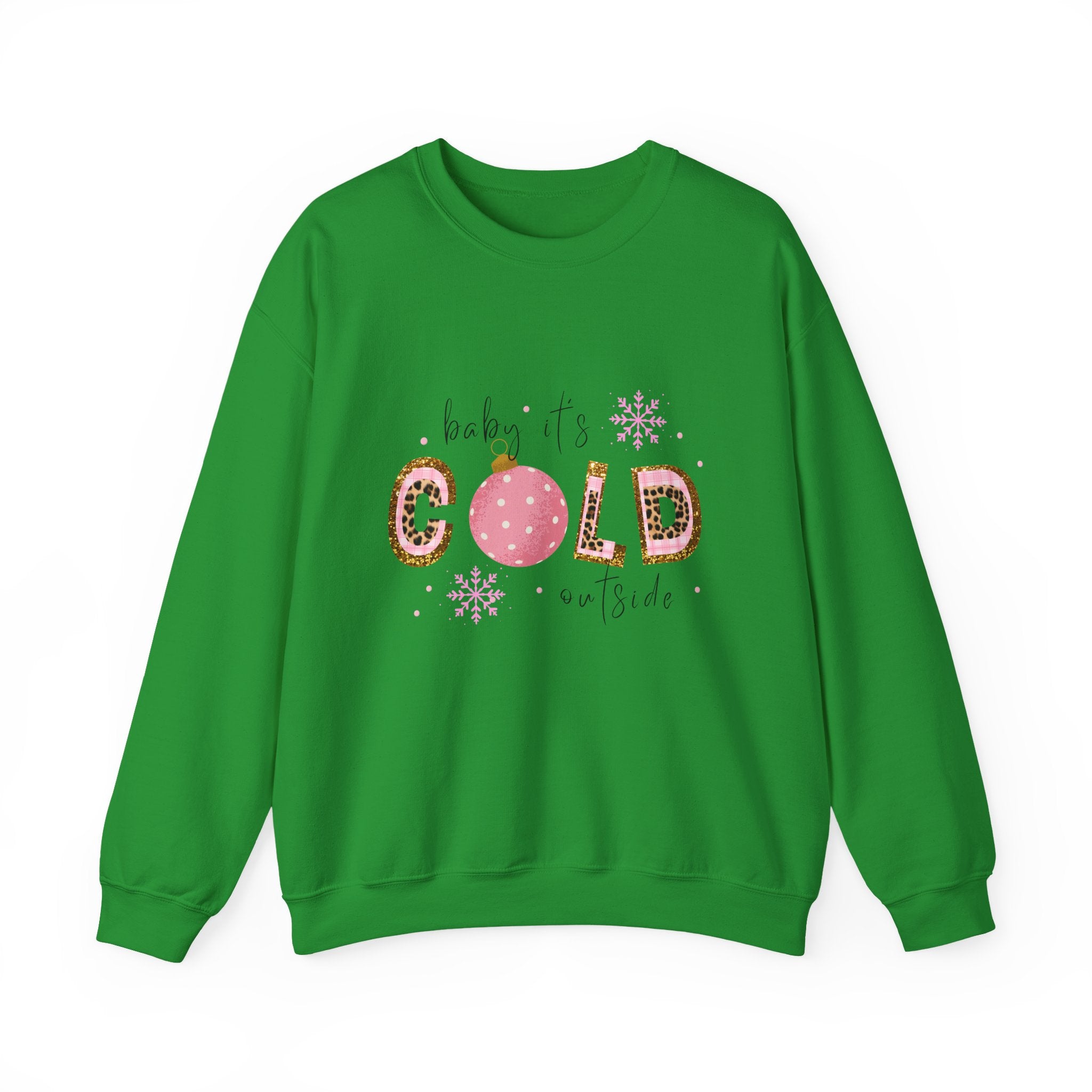 Cute Holiday Baby It's Cold Outside Crewneck Sweatshirt
