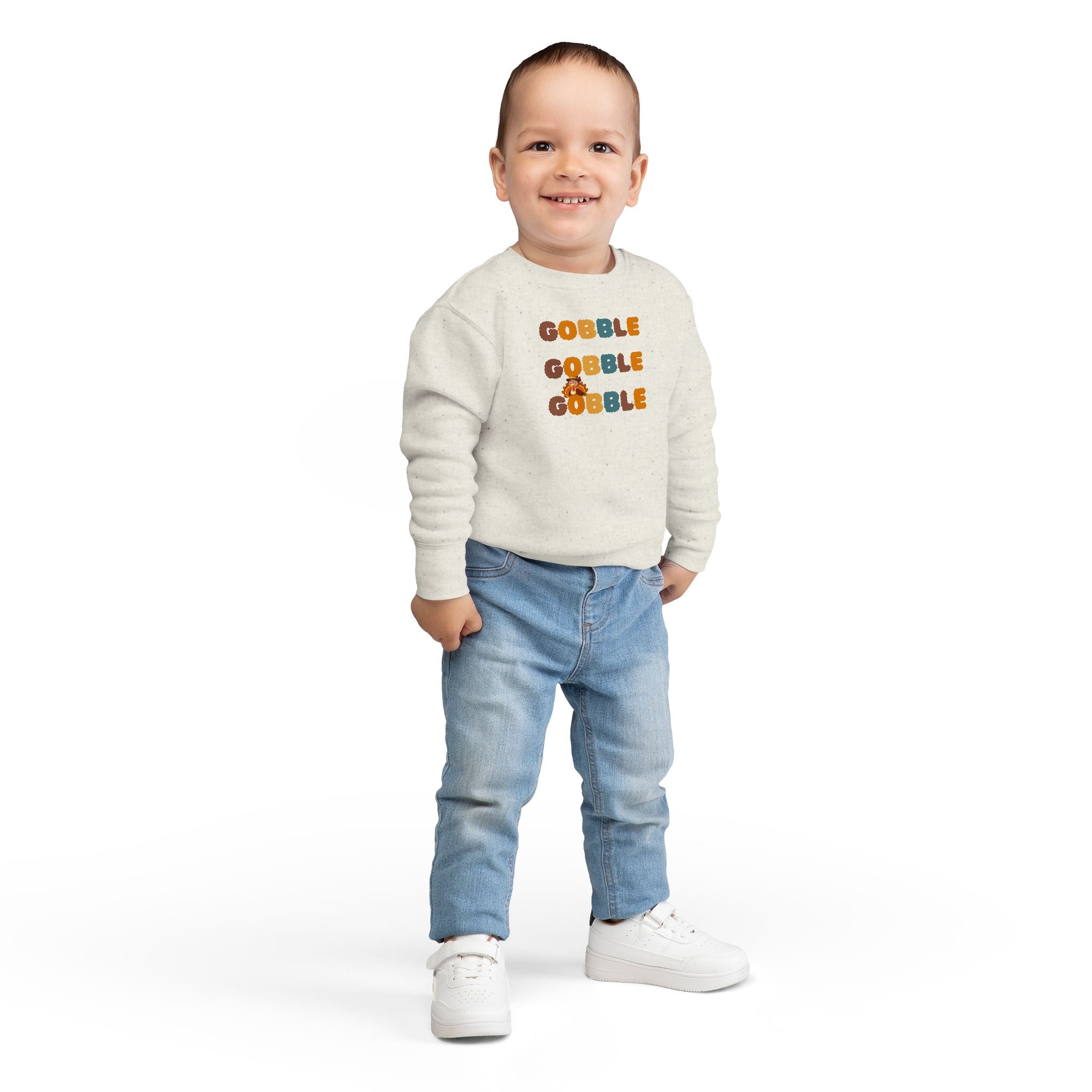 Thanksgiving Gobble Toddler Sweatshirt