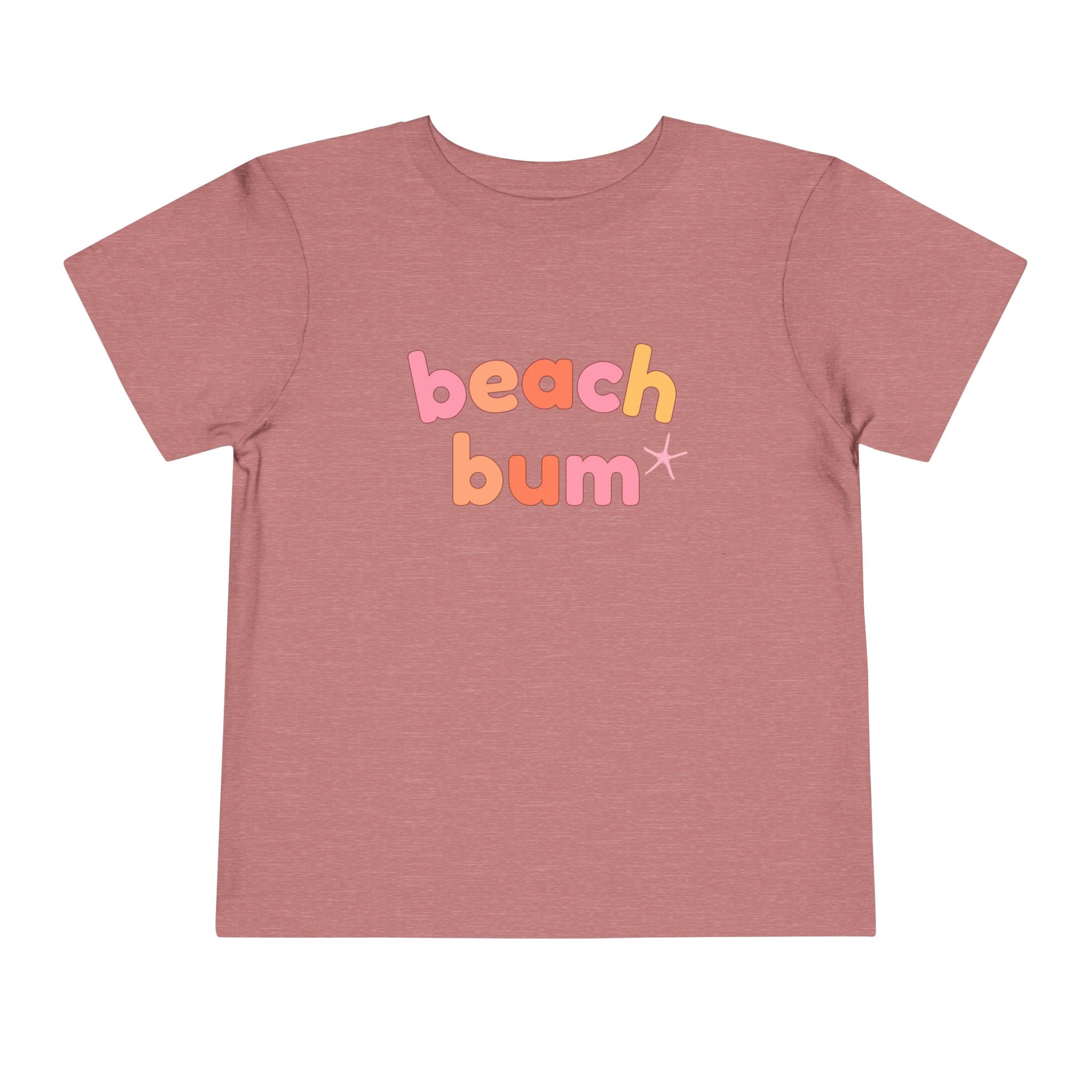 Beach Bum Toddler T-Shirt | Pink Star Fish