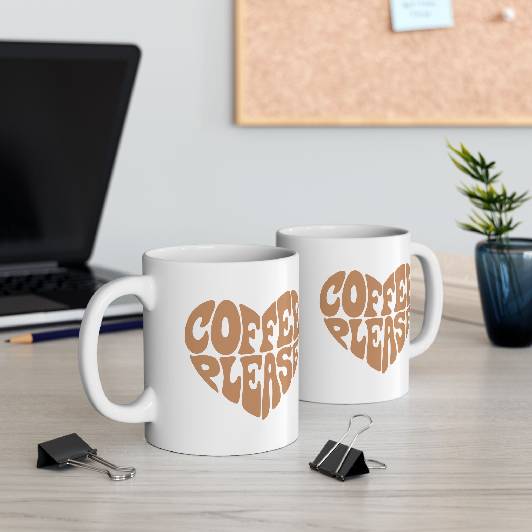 Coffee Please Ceramic Mug – 11oz & 15oz Coffee Lover Gift