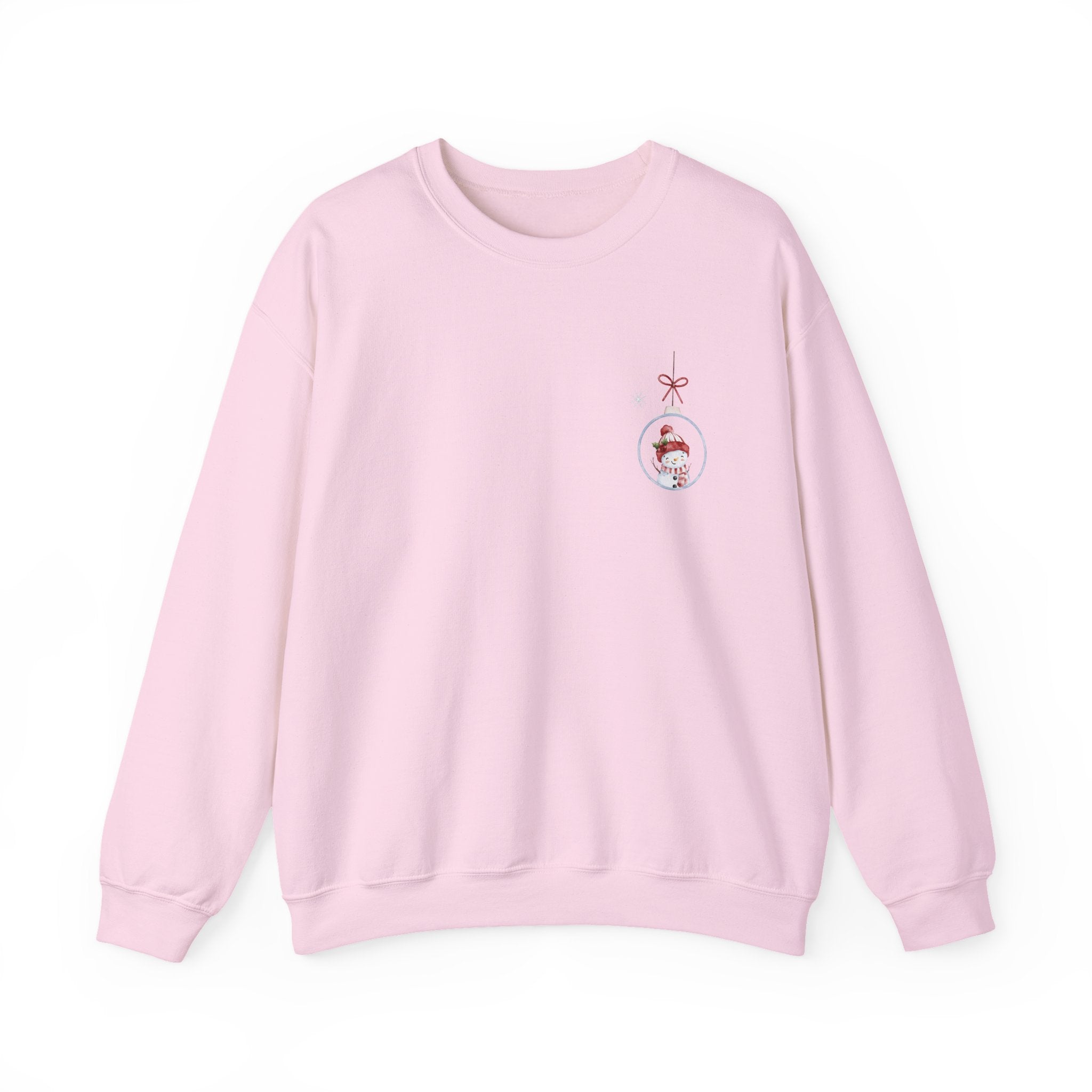 Festive Snowman Ornament Crewneck Sweatshirt