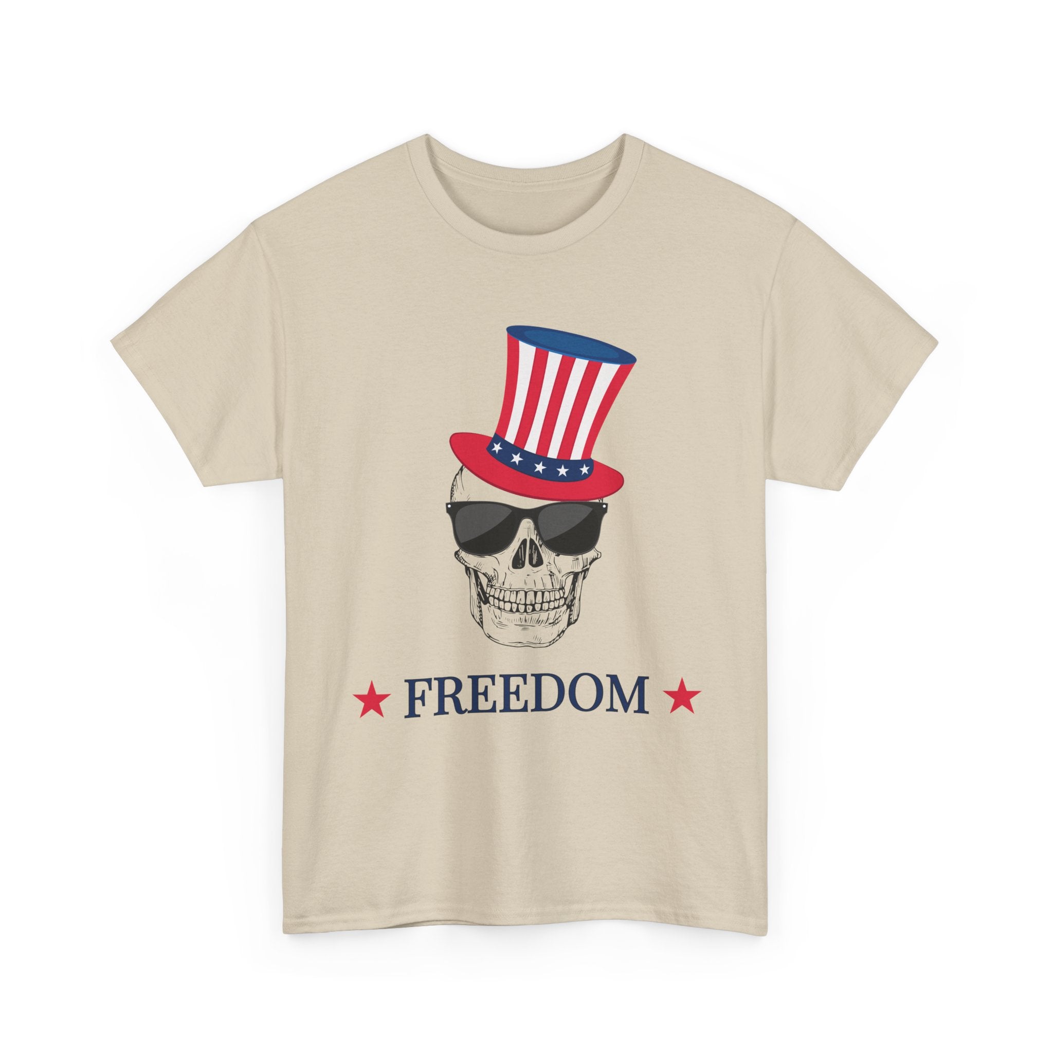 Patriotic Skull Freedom T-Shirt
