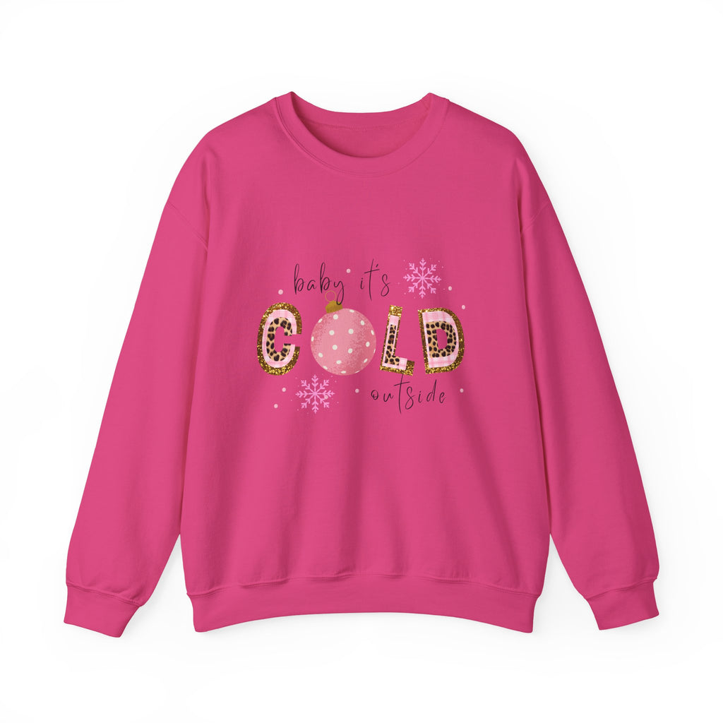 Cute Holiday Baby It's Cold Outside Crewneck Sweatshirt