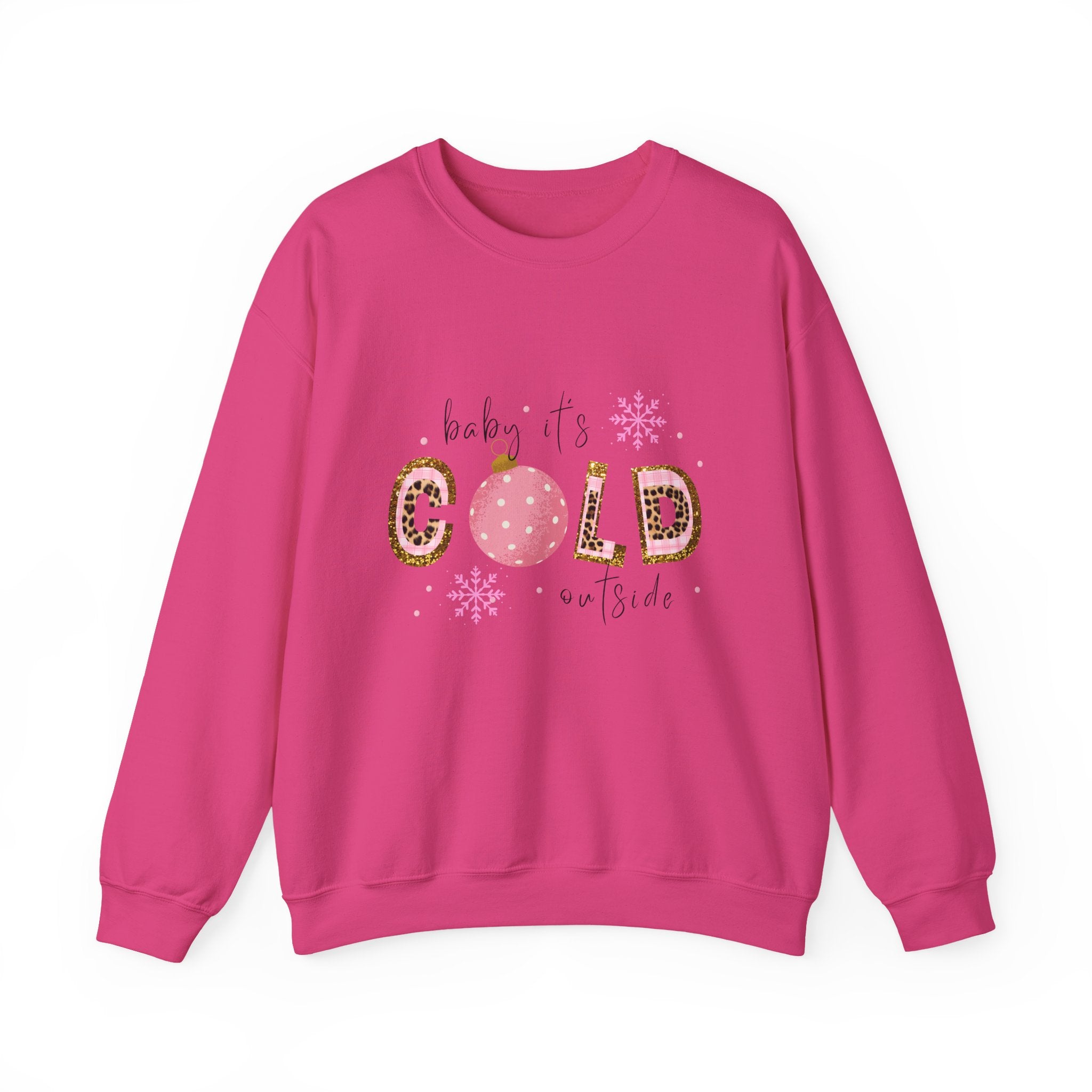 Cute Holiday Baby It's Cold Outside Crewneck Sweatshirt