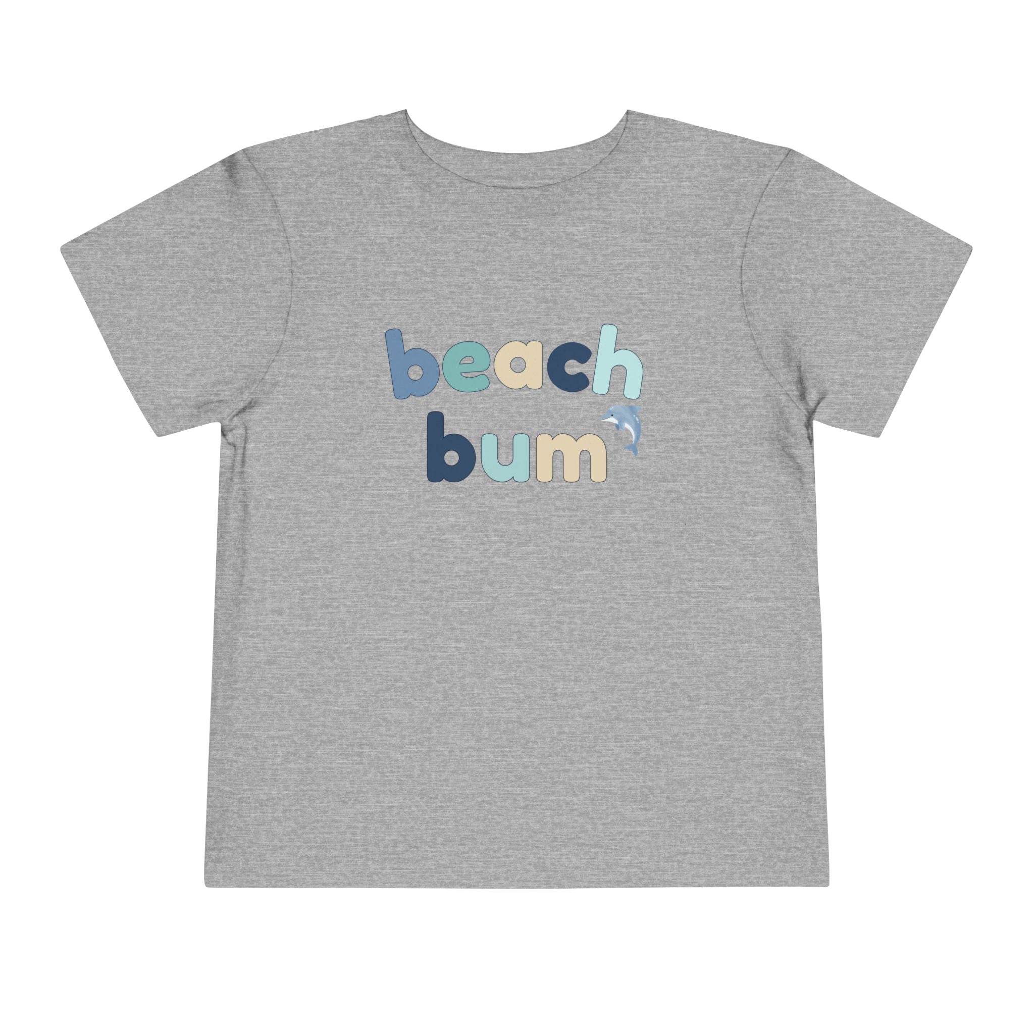 Beach Bum Toddler T-Shirt | Blue Dolphin
