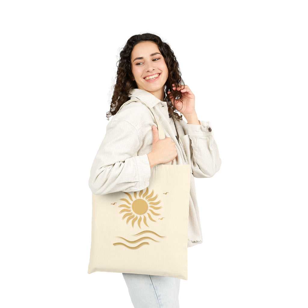 Boho Beach Canvas Tote Bag