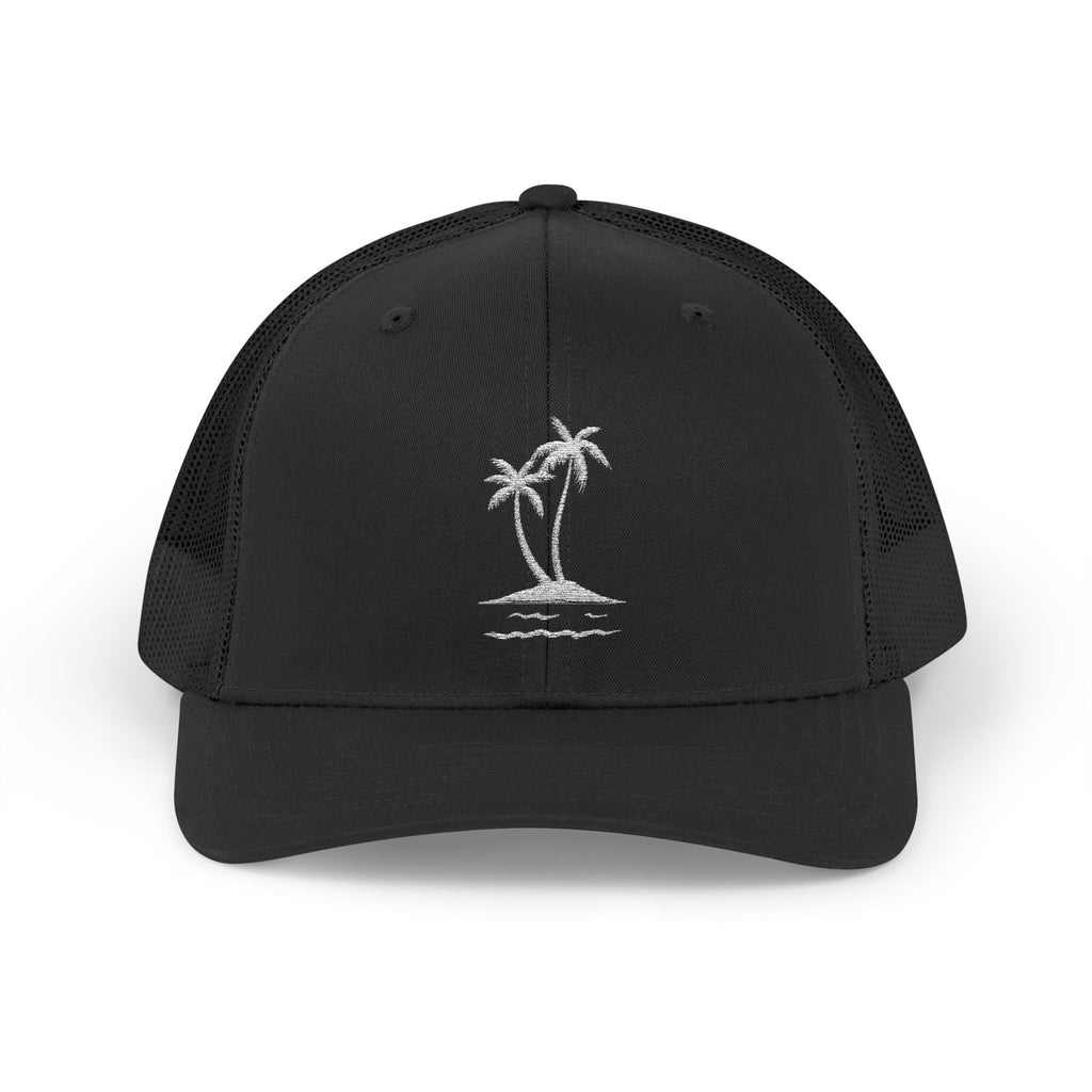 Embroidered Palm Tree Snapback Hat