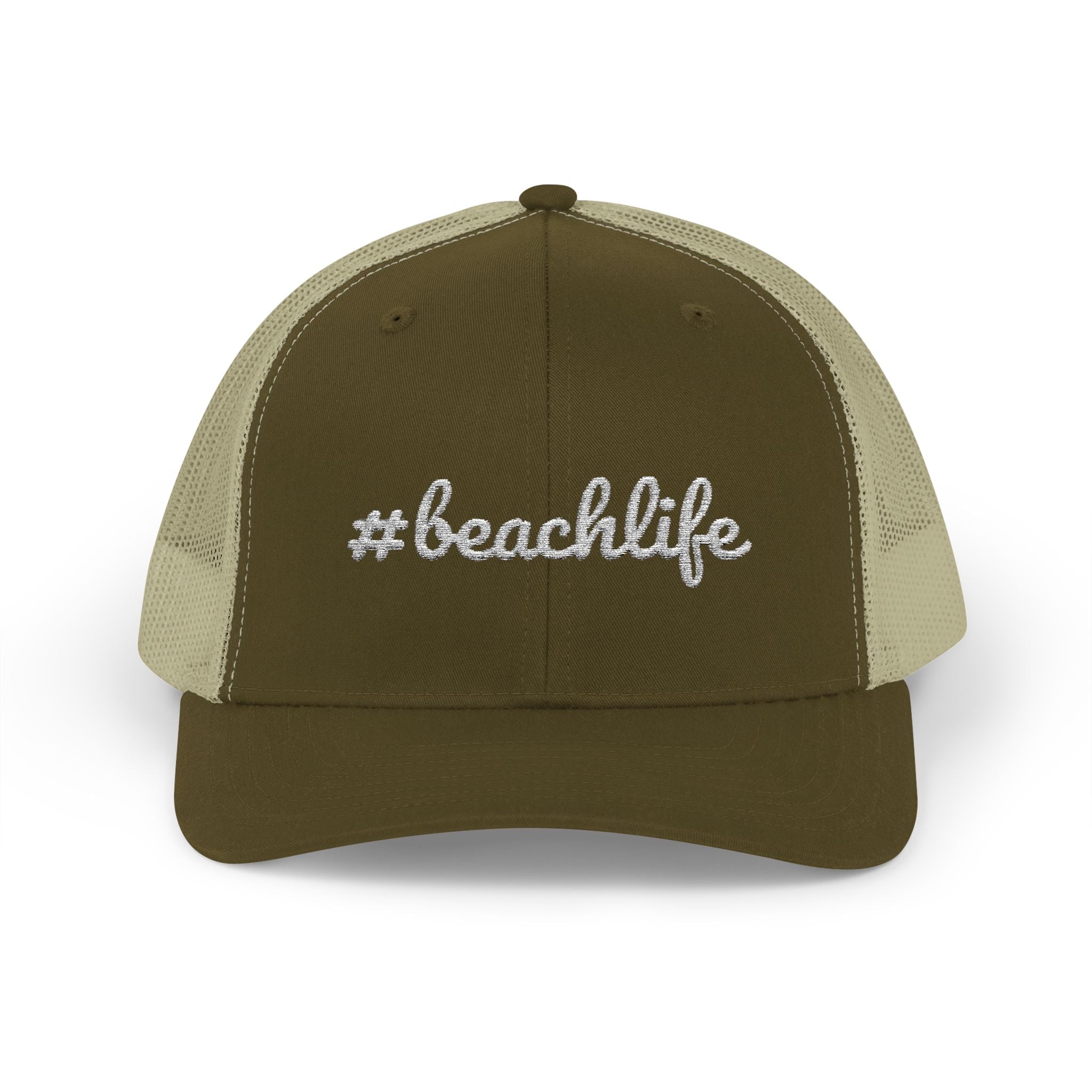 Embroidered Beach Life Snapback Hat