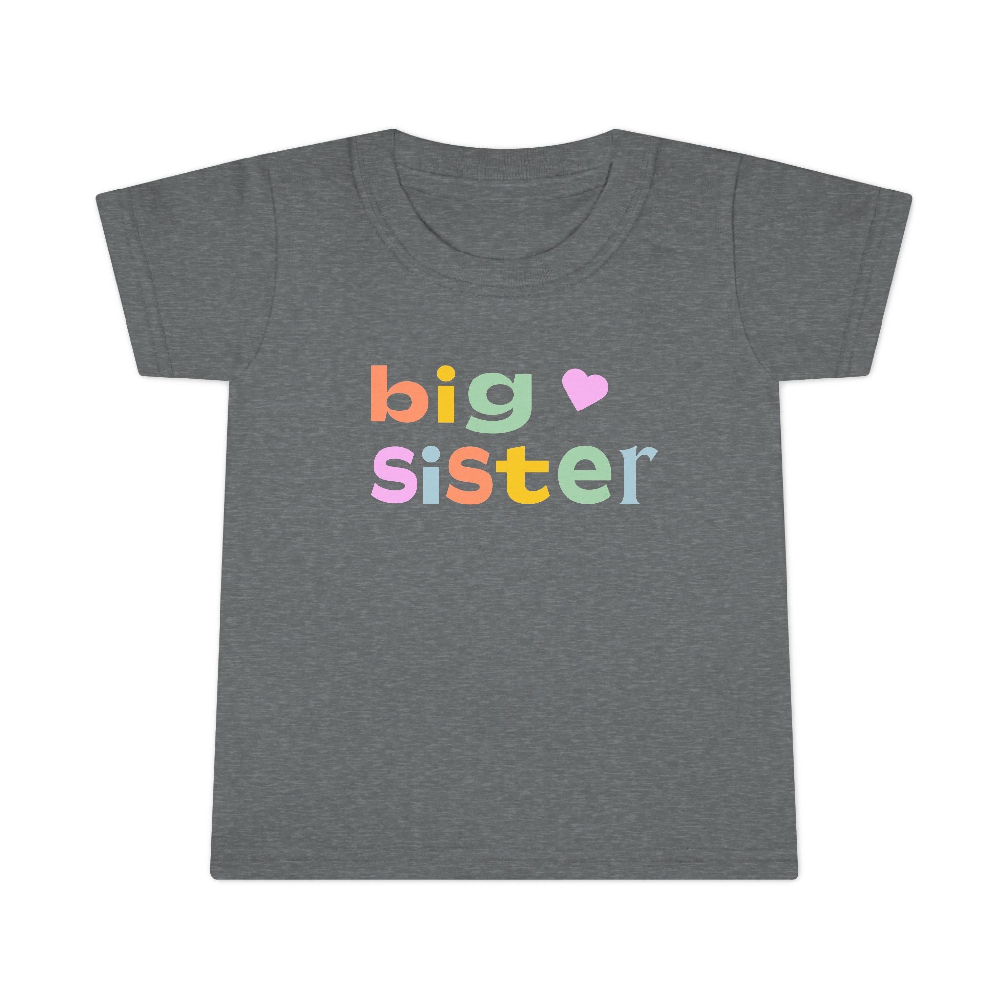Big Sister Pastel Toddler T-Shirt