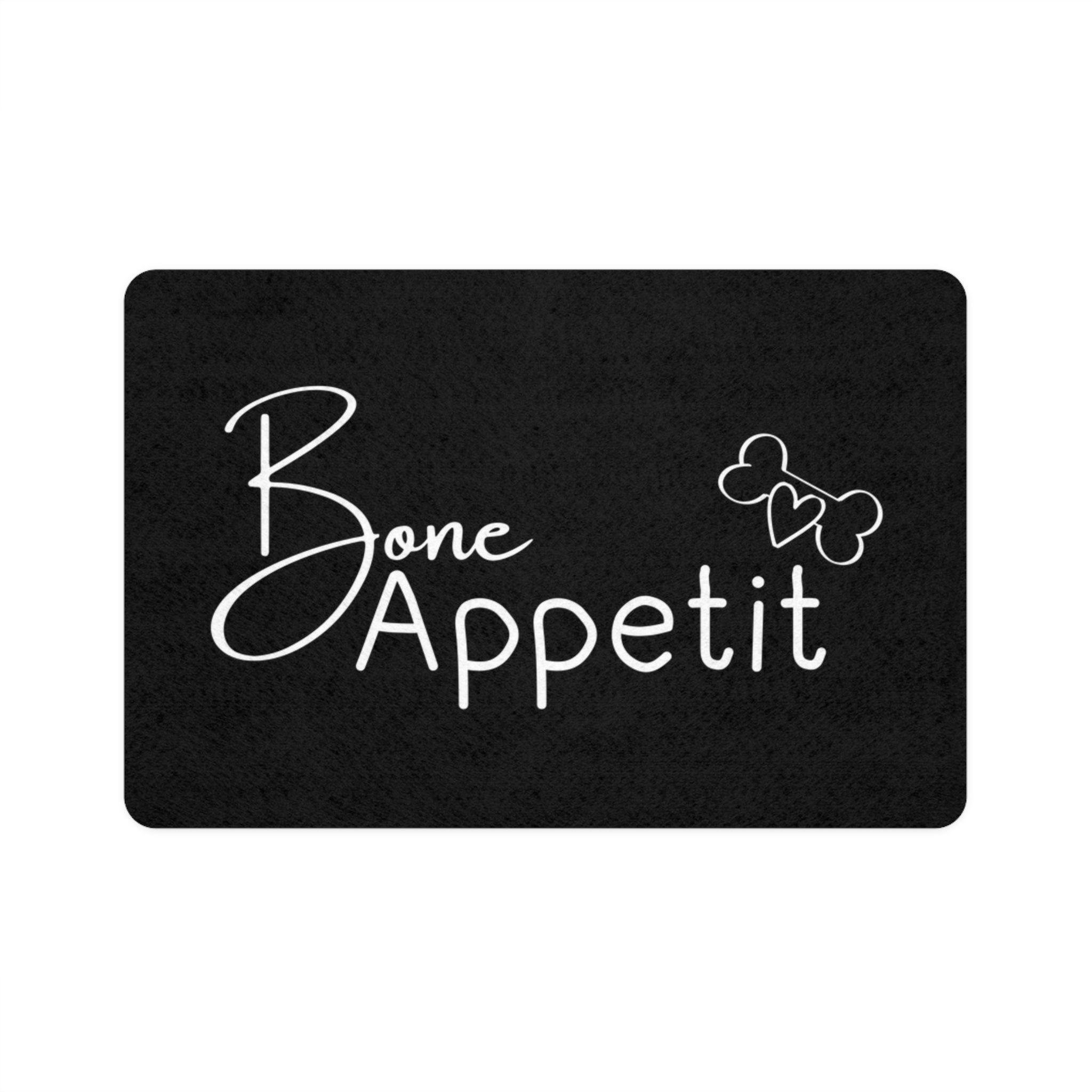 Bone Appetit Pet Non-Slip Pet Food Mat — 12x18