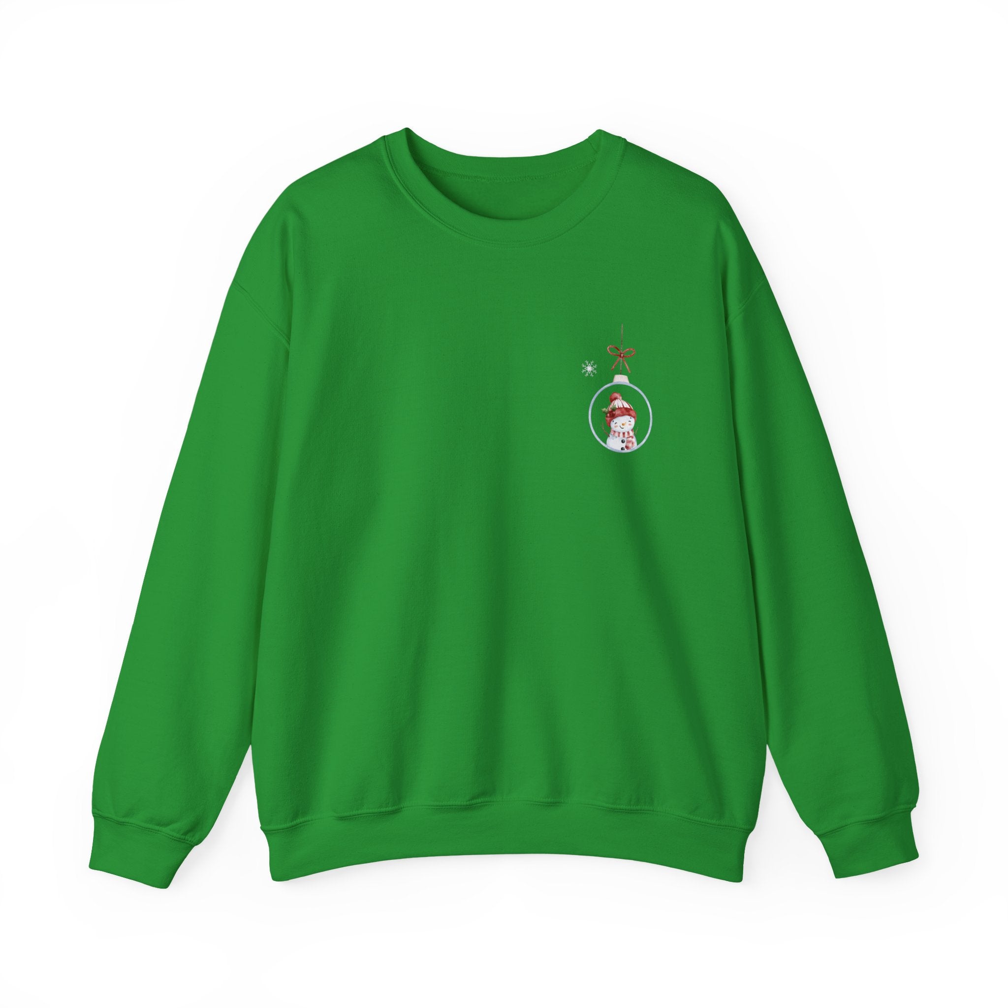 Festive Snowman Ornament Crewneck Sweatshirt