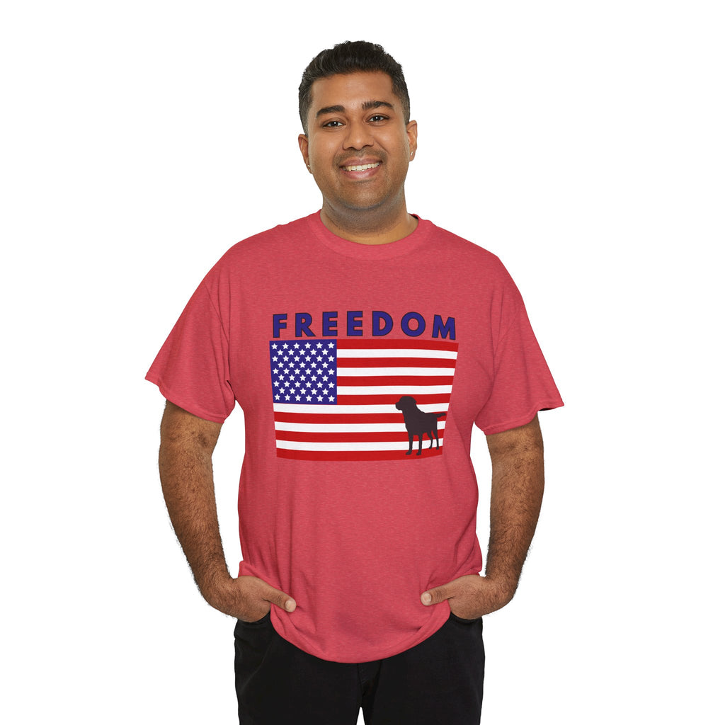 Freedom and Man's Best Friend T-Shirt