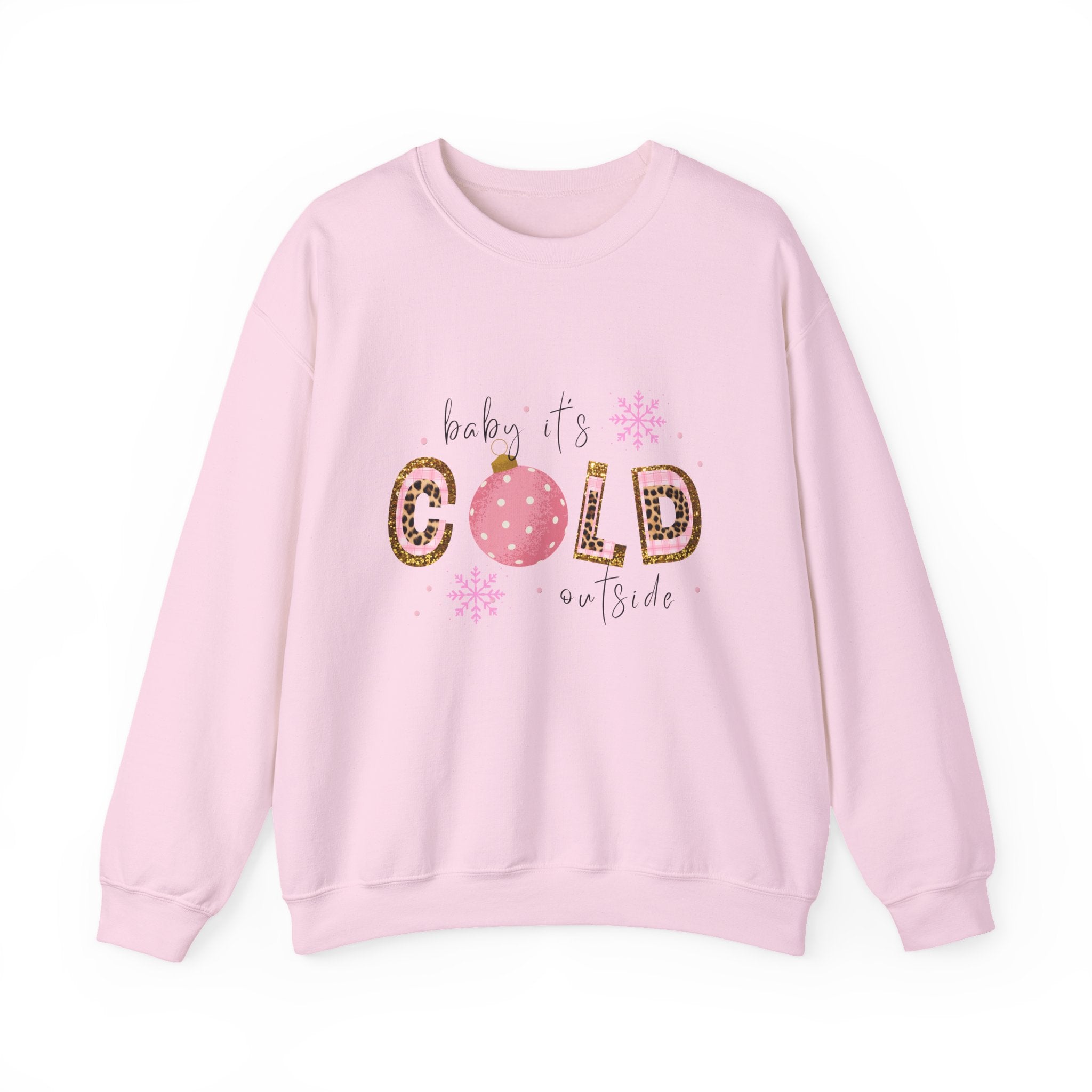 Cute Holiday Baby It's Cold Outside Crewneck Sweatshirt