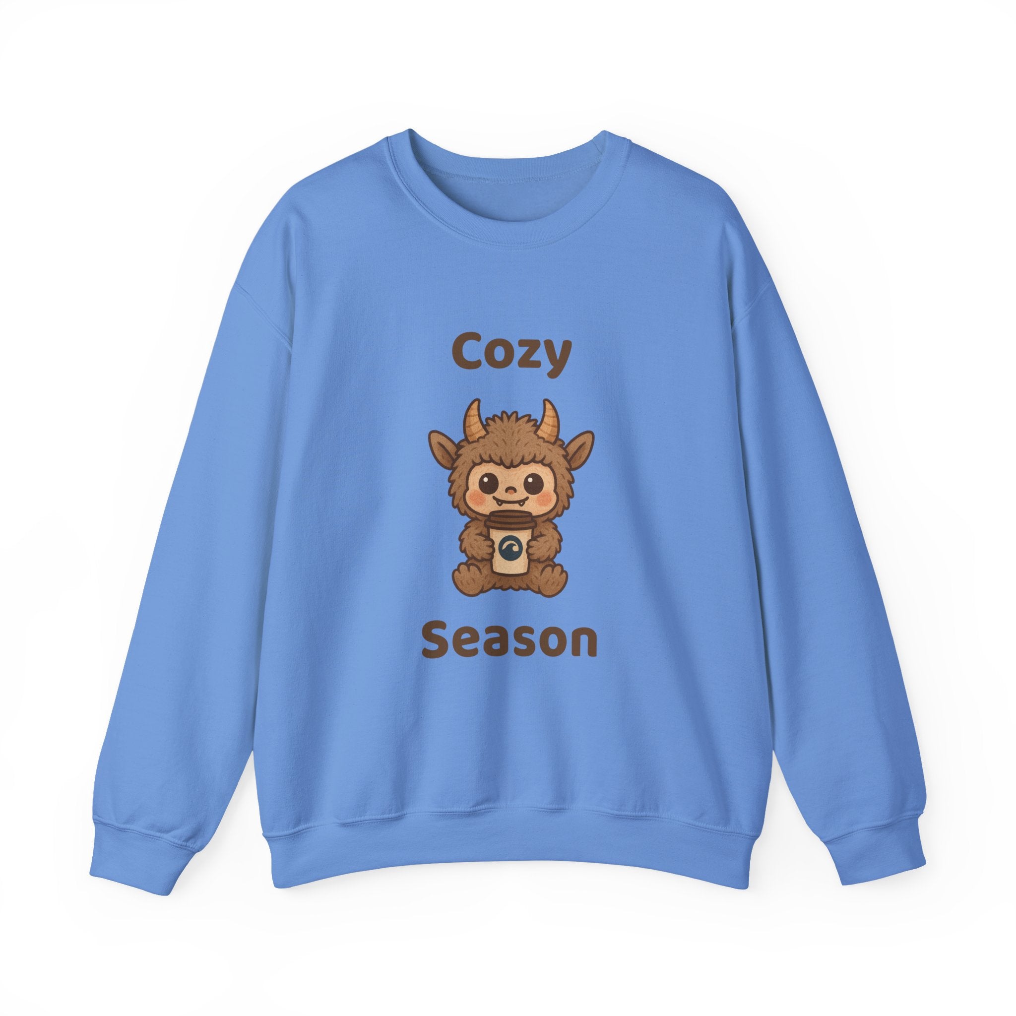 Cozy Season Furry Monster Youth Crewneck Sweatshirt