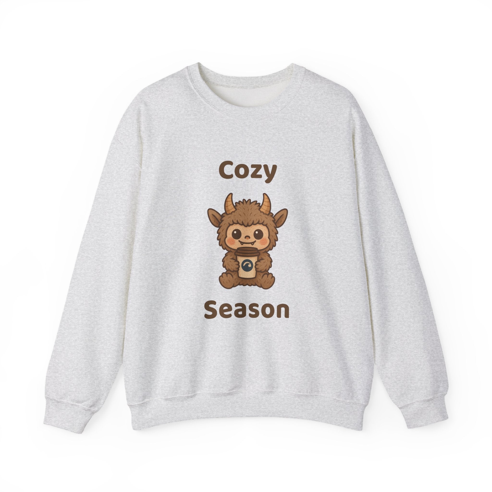 Cozy Season Furry Monster Youth Crewneck Sweatshirt