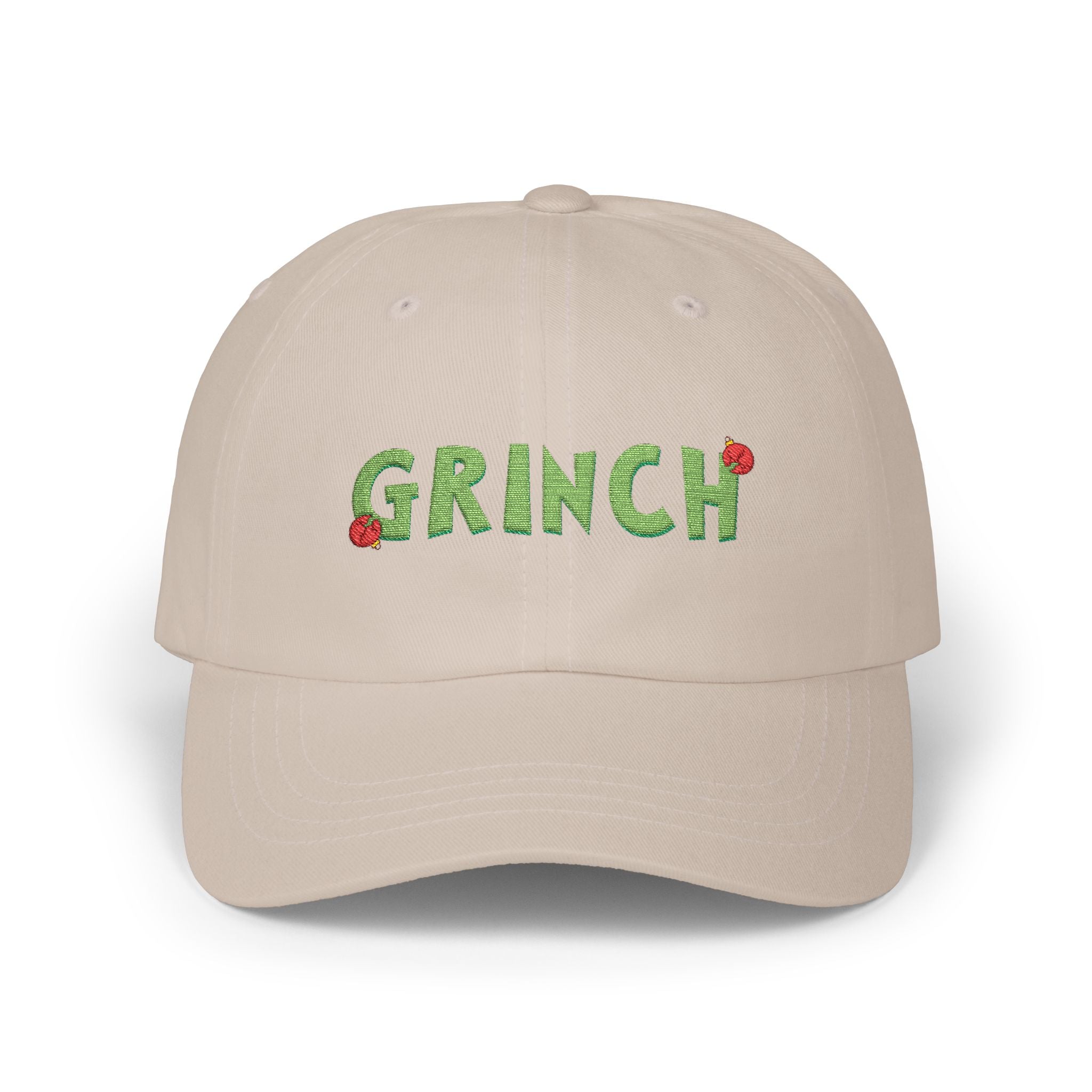 Grinch Embroidered Adjustable Hat