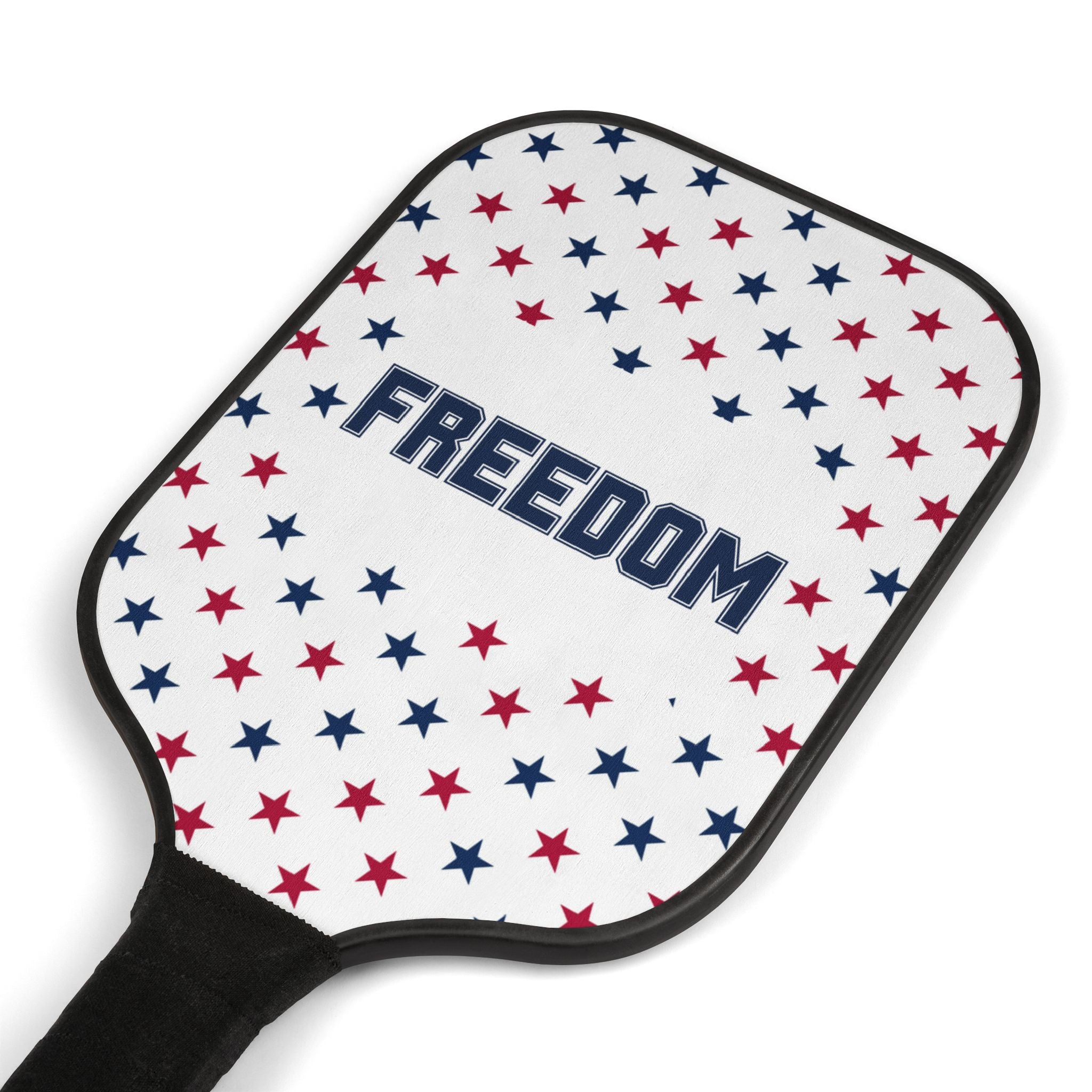 Patriotic Freedom Stars Pickleball Paddle Kit with Case and Balls