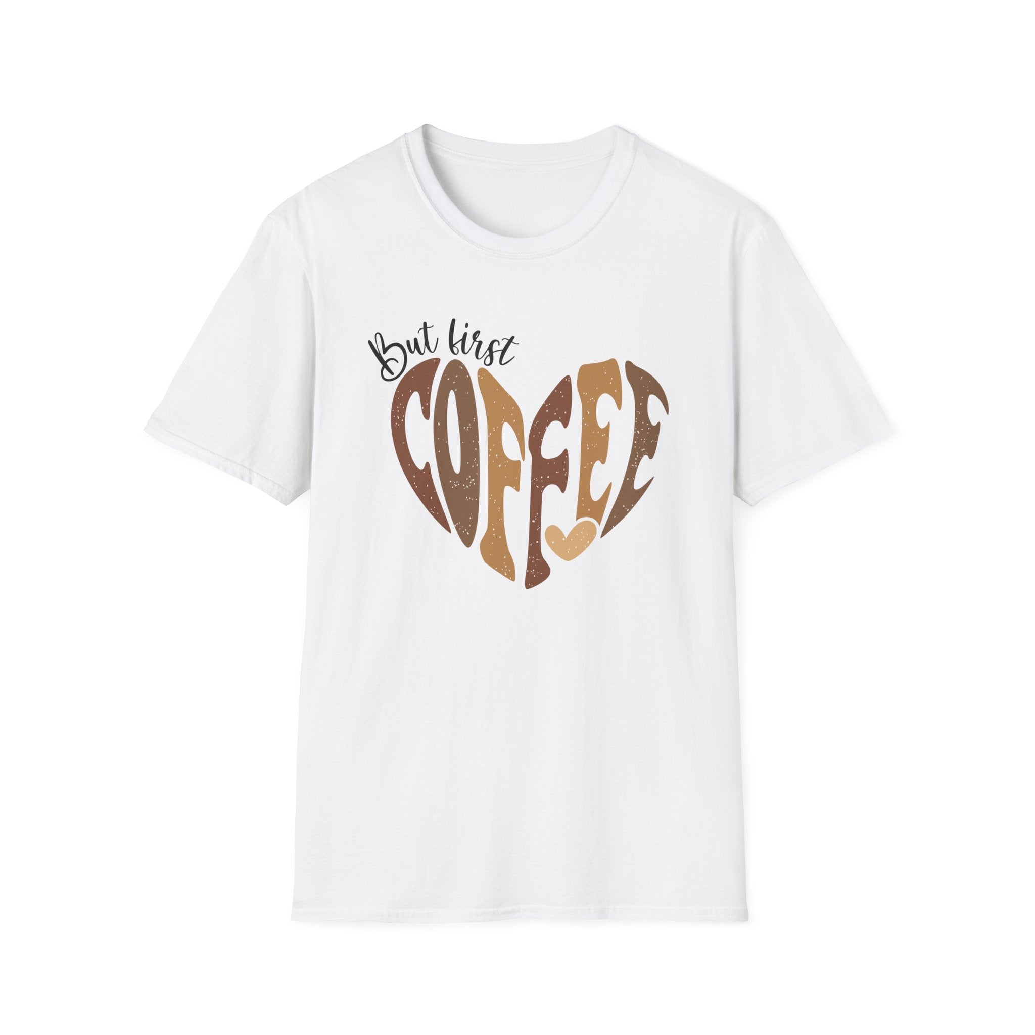 But First Coffee | Coffee Heart T-Shirt