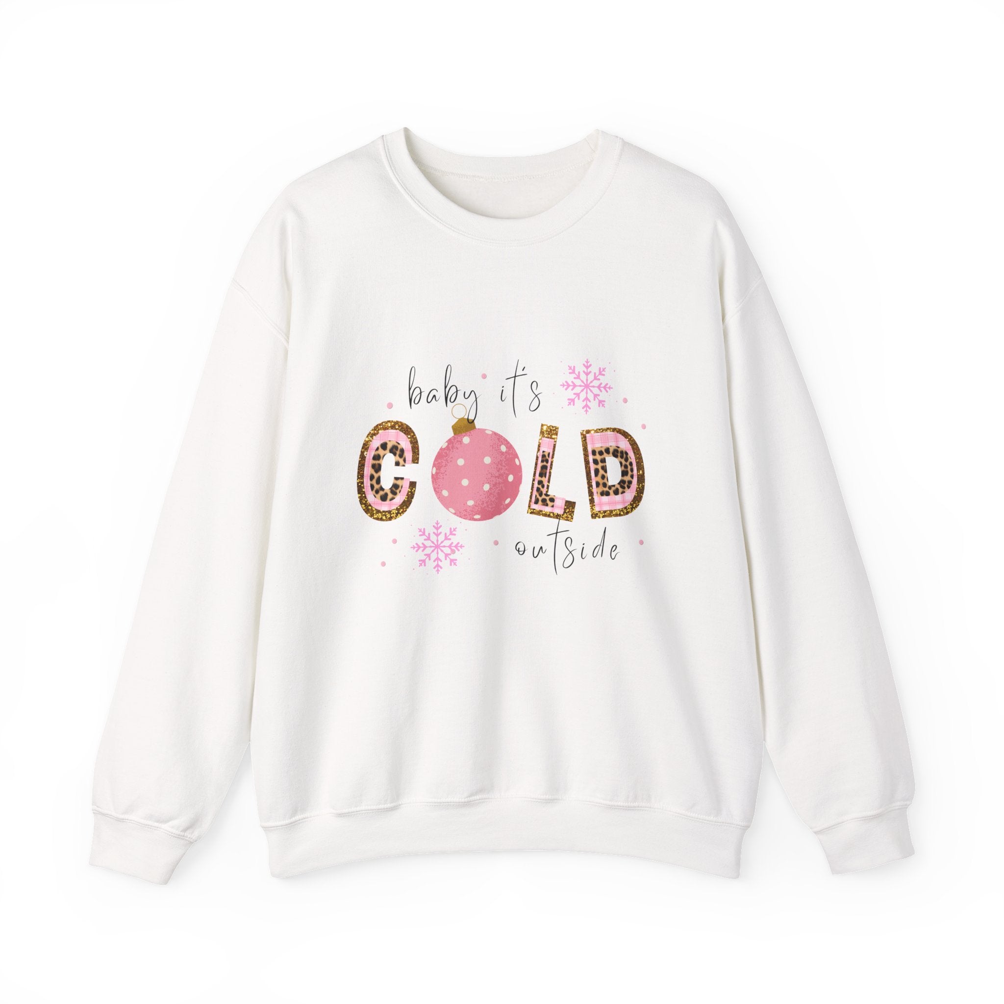 Cute Holiday Baby It's Cold Outside Crewneck Sweatshirt