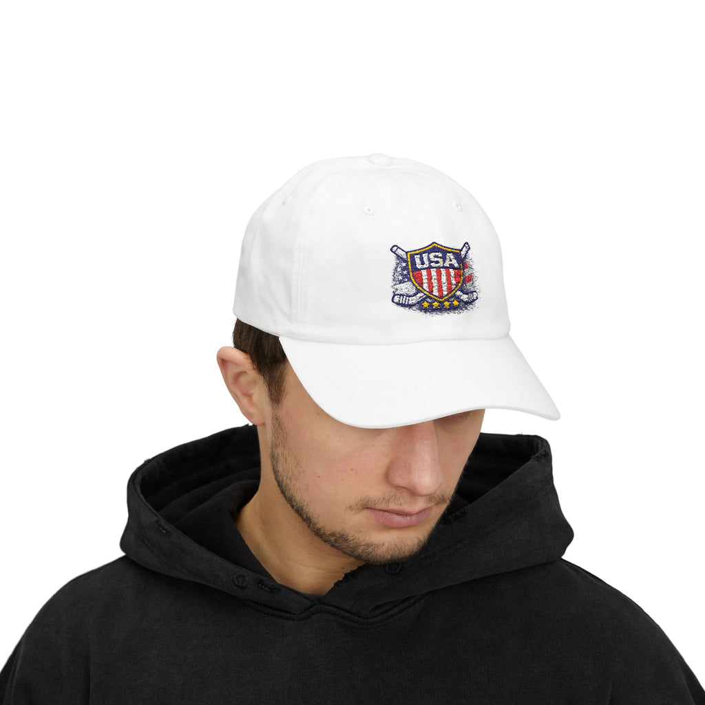 USA Hockey — Embroidered Patriotic Hockey Hat