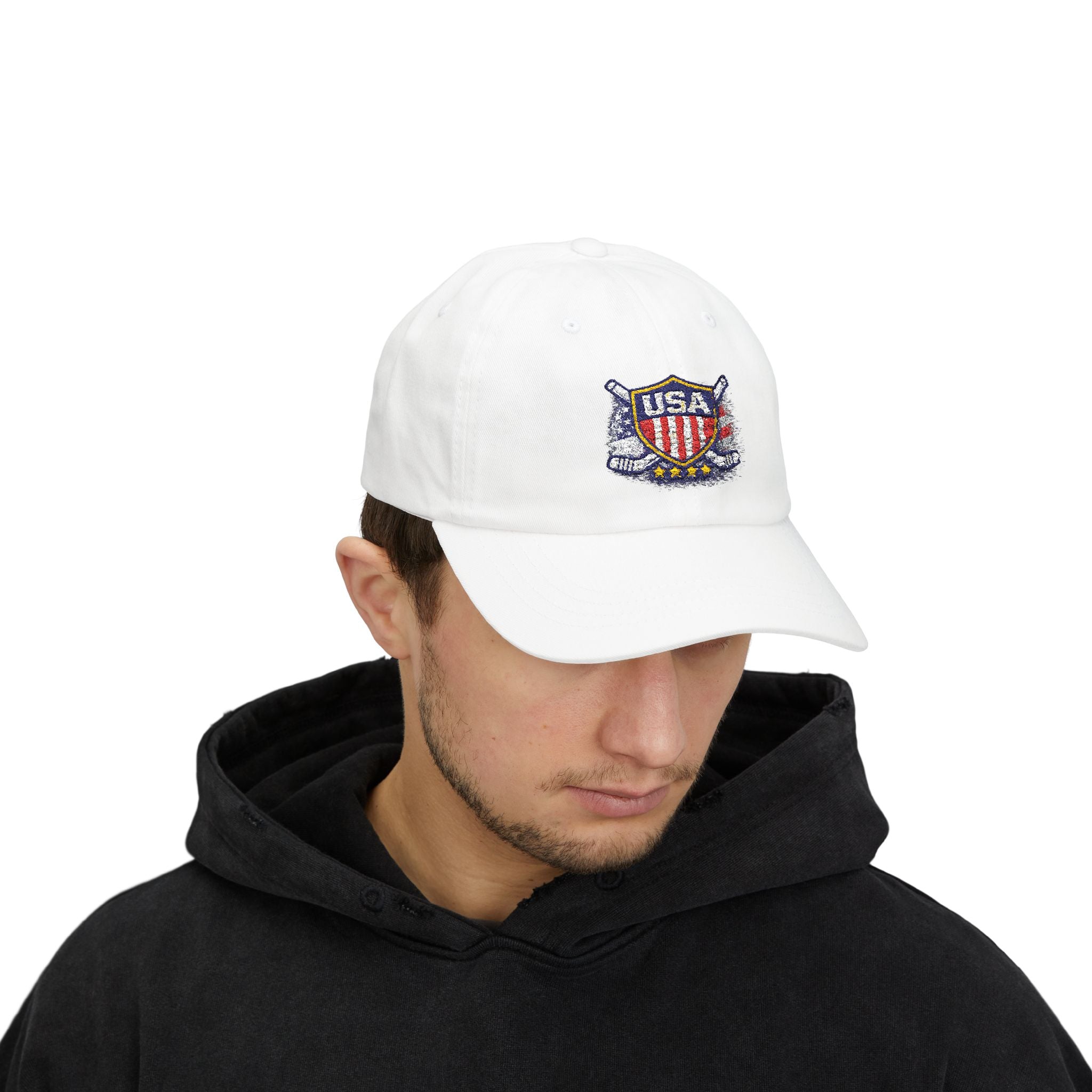 USA Hockey — Embroidered Patriotic Hockey Hat