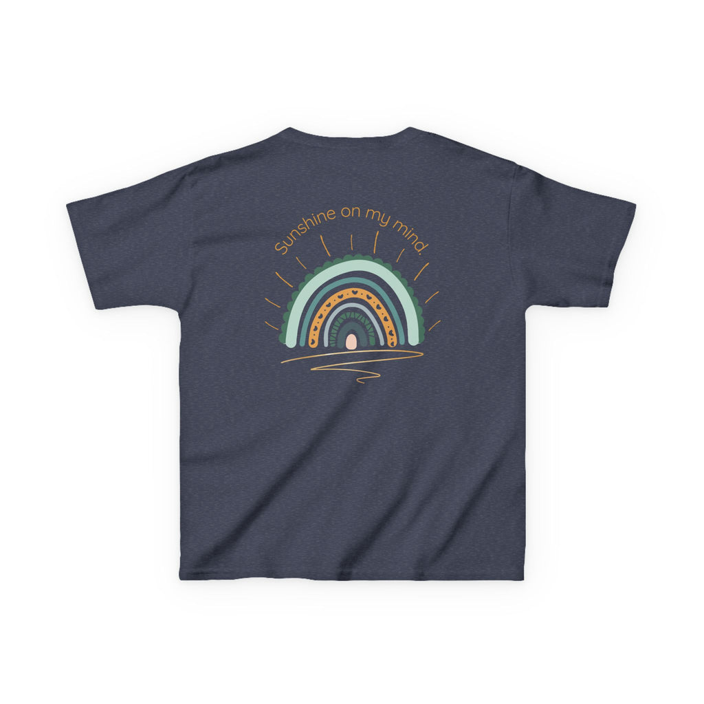 Sunshine On My Mind Rainbow Kids T-Shirt
