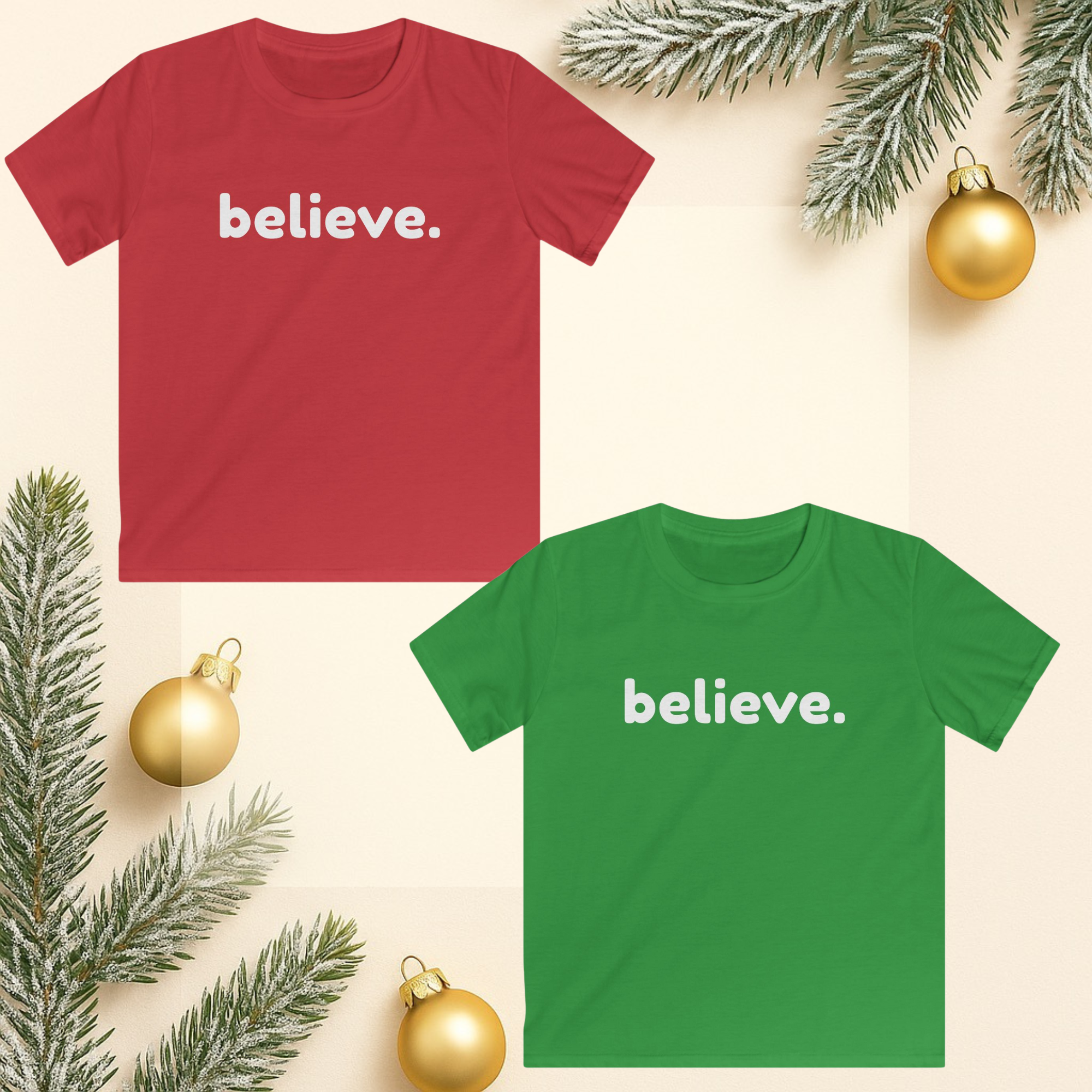 Believe Soft Cotton Youth T-Shirt