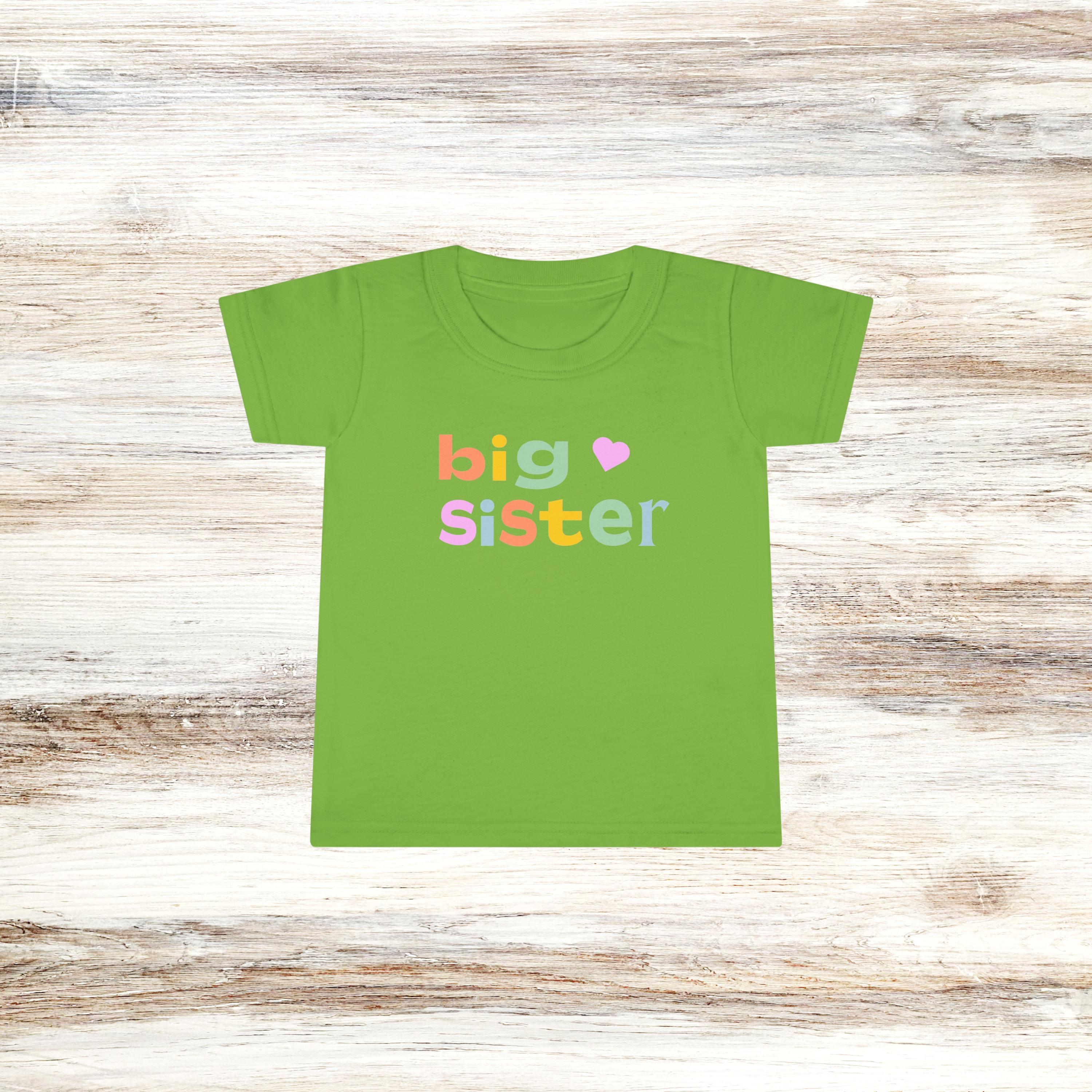 Big Sister Pastel Toddler T-Shirt