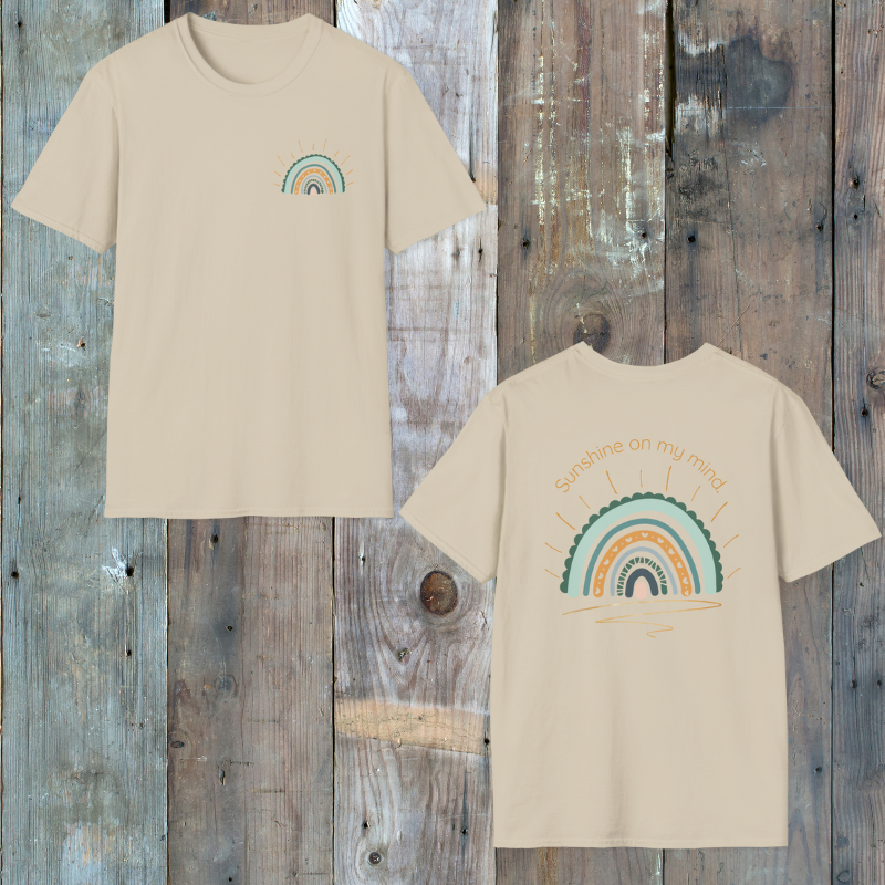 Sunshine On My Mind Rainbow T‑Shirt