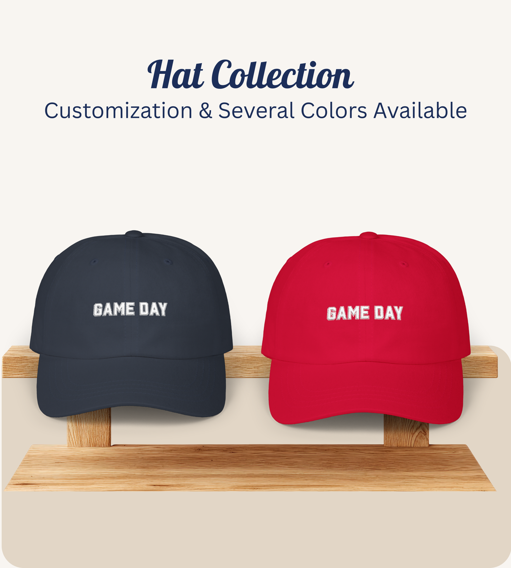 Game Day Embroidered Baseball Hat
