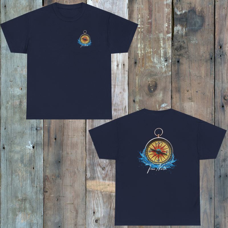 True North Nautical Compass T-Shirt
