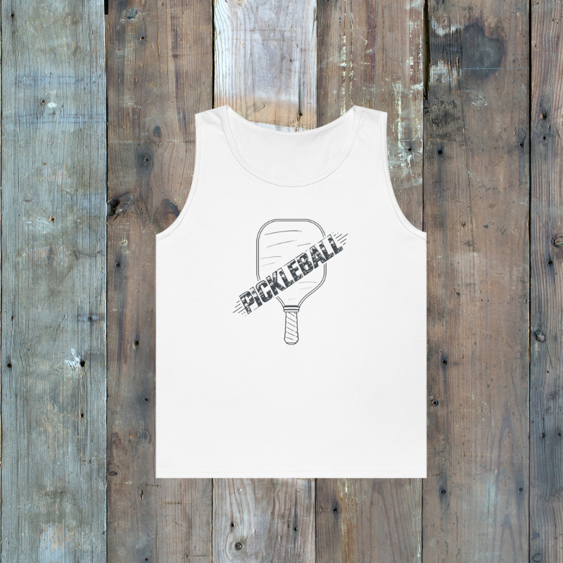 Pickleball Paddle Graphic Tank Top